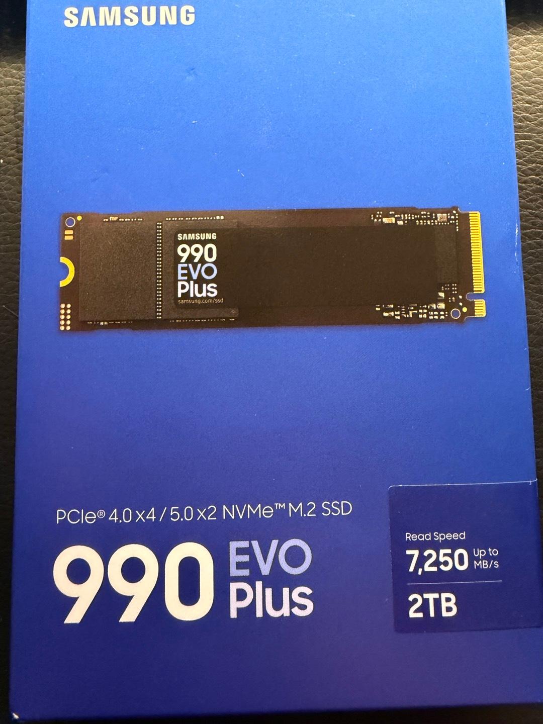 samsung 990 evo plus pcie 4.0 x4 / 5.0 x2 nvme m.2 ssd 2TB