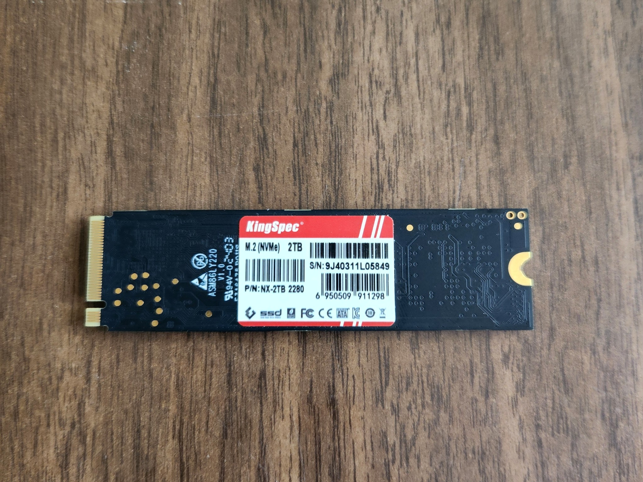 2TB KingSpec NX Series Gen3x4 NVMe M.2 SSD