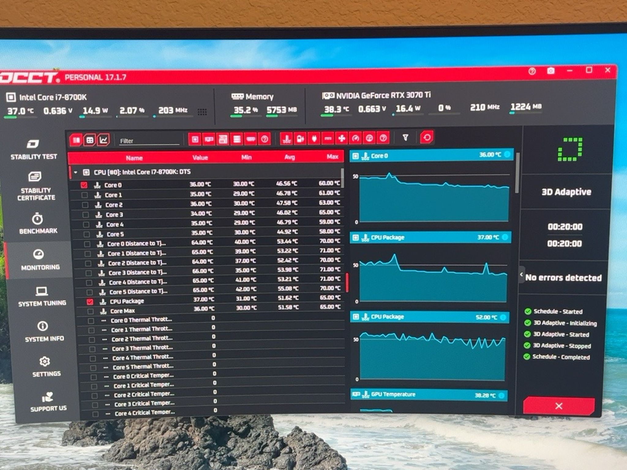 Gaming PC | RTX 3070 Ti | Intel i7-8700K | 16GB DDR4 | 1TB NVMe | Windows 11 PC - Core i7-8700K