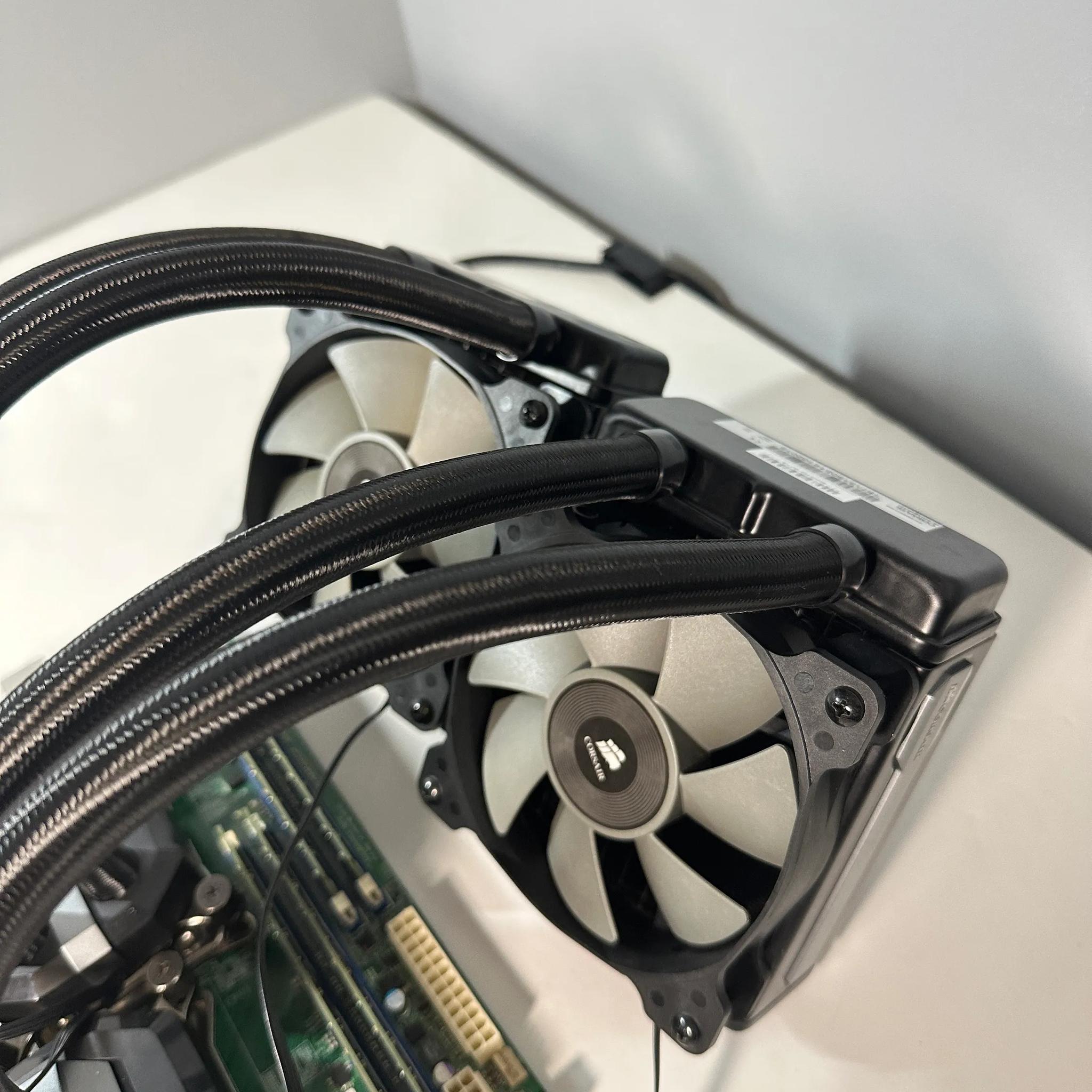 Dual CPU/Mobo/Ram/Cooler Combo Xeon E5 2660 V3 Supermicro Motherboard 64GB DDR4 120mm AIO Coolers