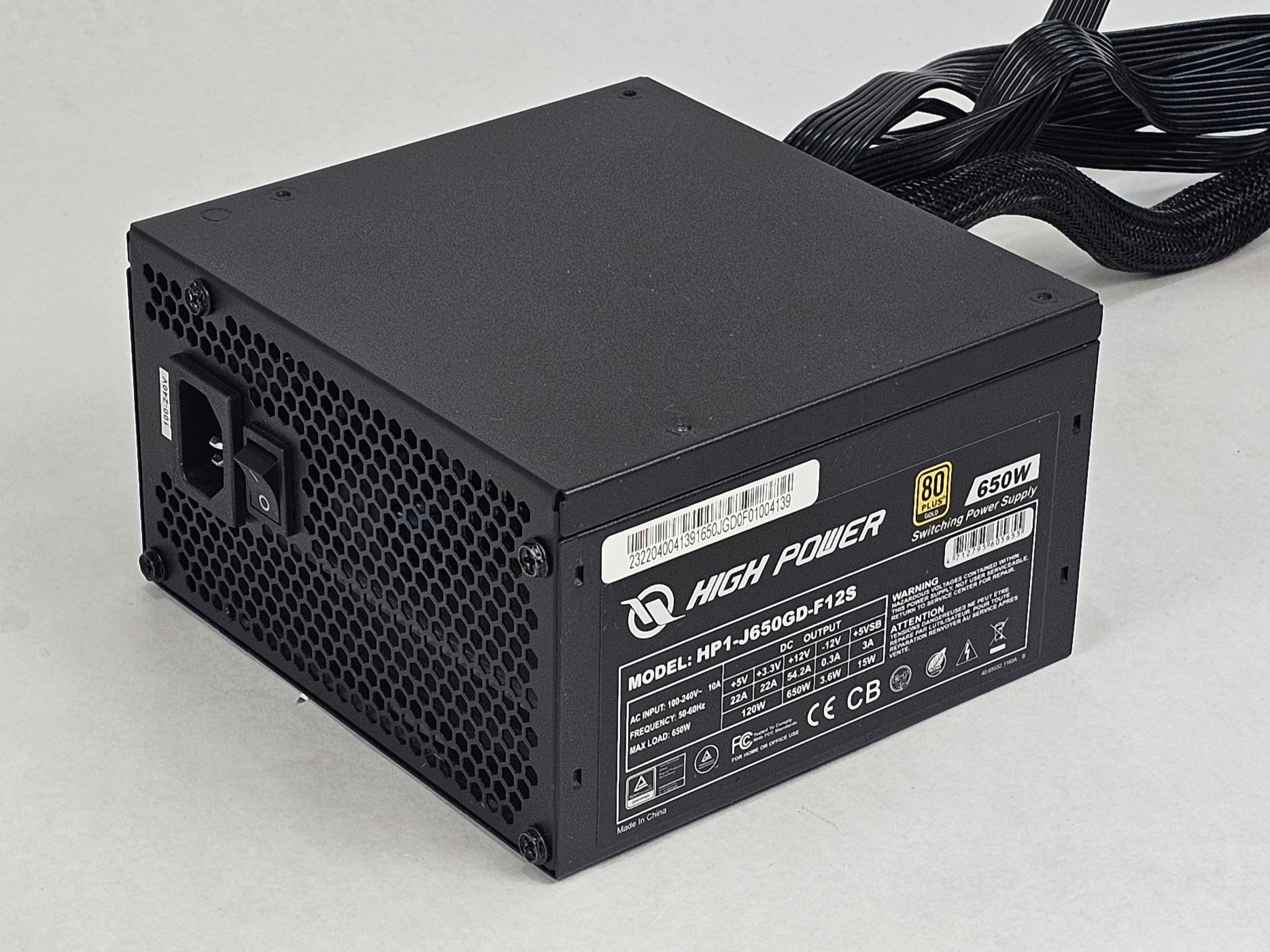 650 Watt PSU High Power HP1-J650GD-F12S Power Supply