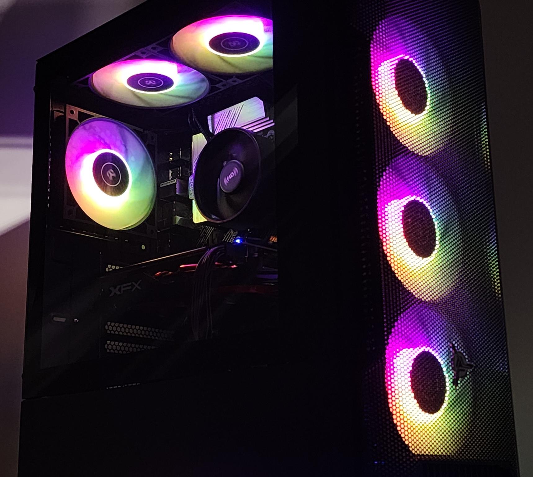 Gaming PC Ryzen 7 3700X 16GB RAM 512GB SSD RX 580 8GB Windows 11 PC
