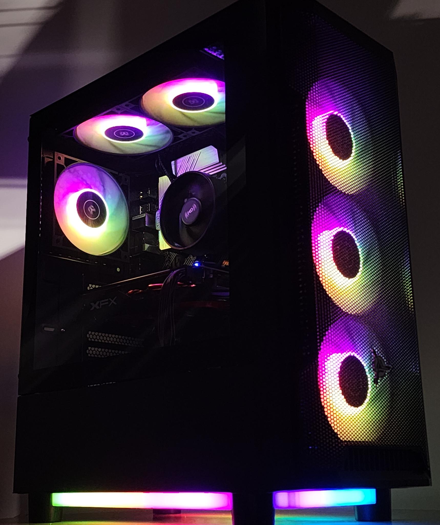 Gaming PC Ryzen 7 3700X 16GB RAM 512GB SSD RX 580 8GB Windows 11 PC
