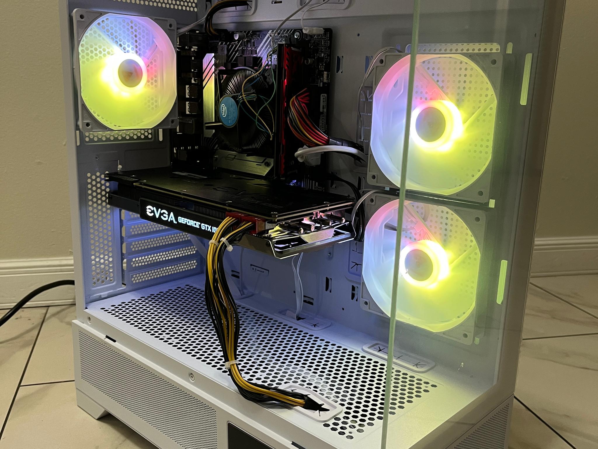 NVIDIA GTX 1080, Intel Core i3-10100, 16GB RAM, 1TB Storage, High FPS Gaming PC w/ Wi-Fi & BT