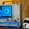 White-Out Gaming PC - RTX 3070, Ryzen 5700x3D, 32GB 3600MHz, 1TB, 700W, WiFi 6, K77 Lite SFF ITX