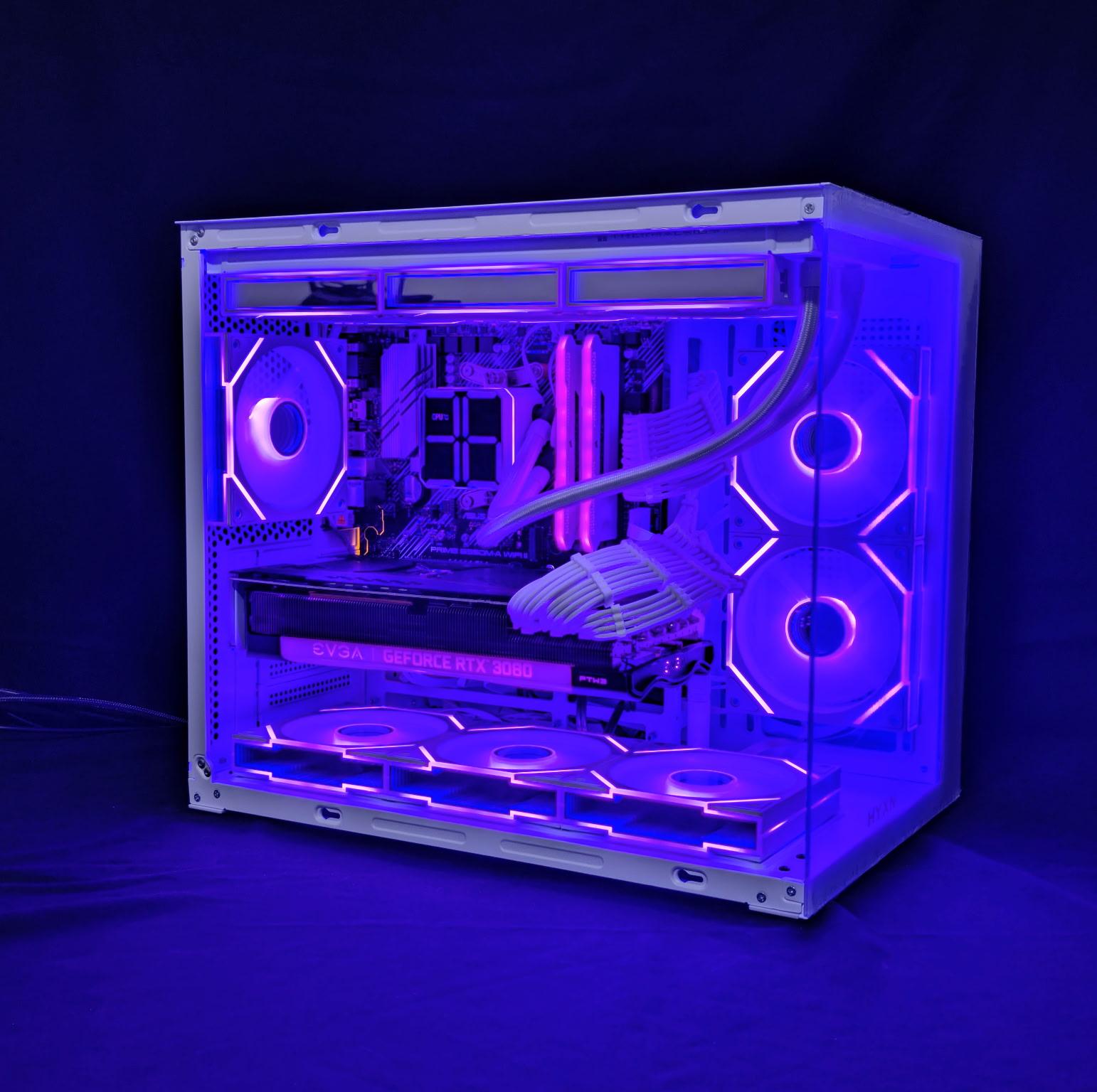 White Gaming PC | RTX 3080, R7 5800X, 32GB RAM, 1TB SSD