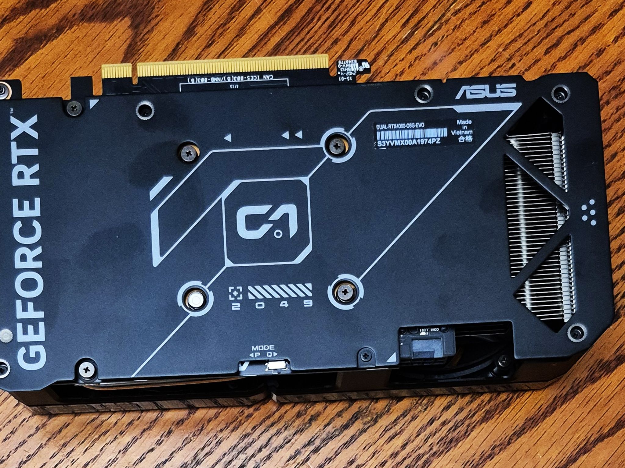 Pre-Owned ASUS Dual GeForce RTX 4060 V2 OC Edition GDDR6 Graphics Card DUALRTX4060O8GV2