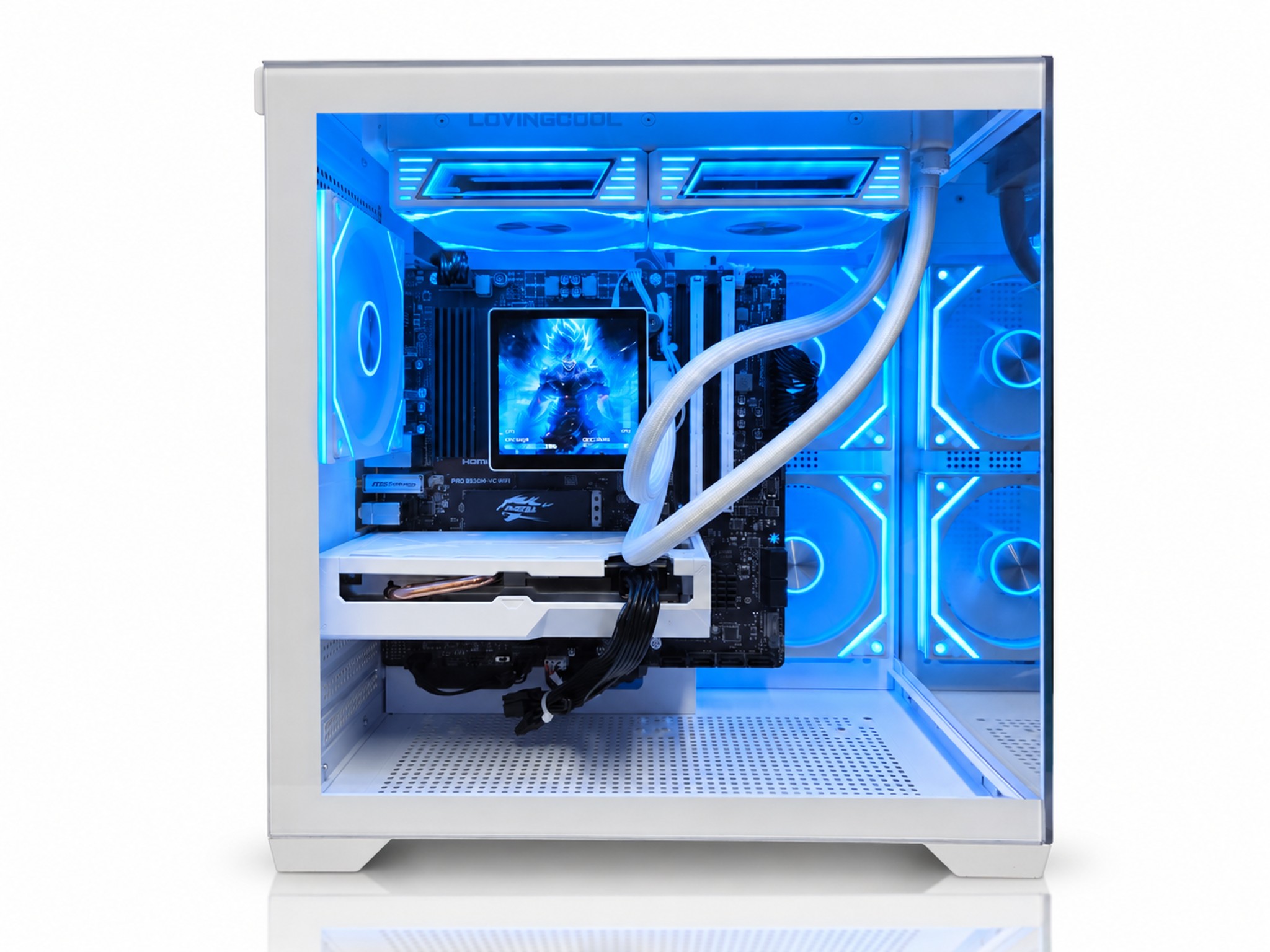 RTX 4060 Gaming PC | Ryzen 5 5500 | 16GB RAM | 1TB NVMe | CUBEX 4" LCD AIO