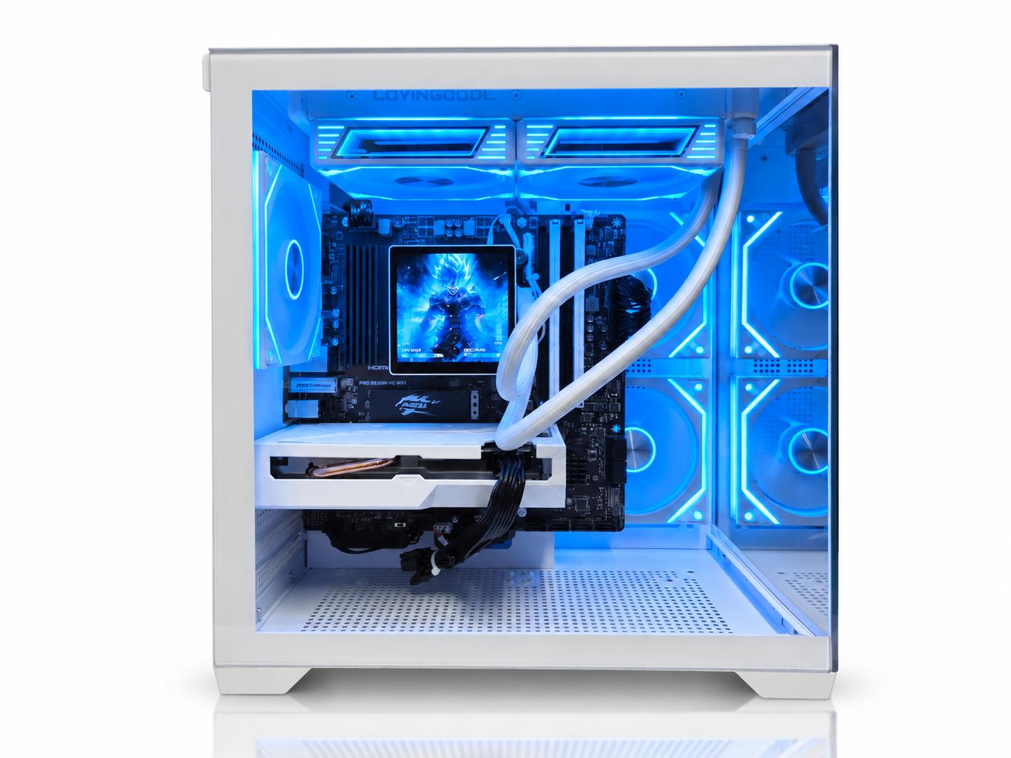 RTX 4060 Gaming PC | Ryzen 5 5500 | 16GB RAM | 1TB NVMe | CUBEX 4" LCD AIO