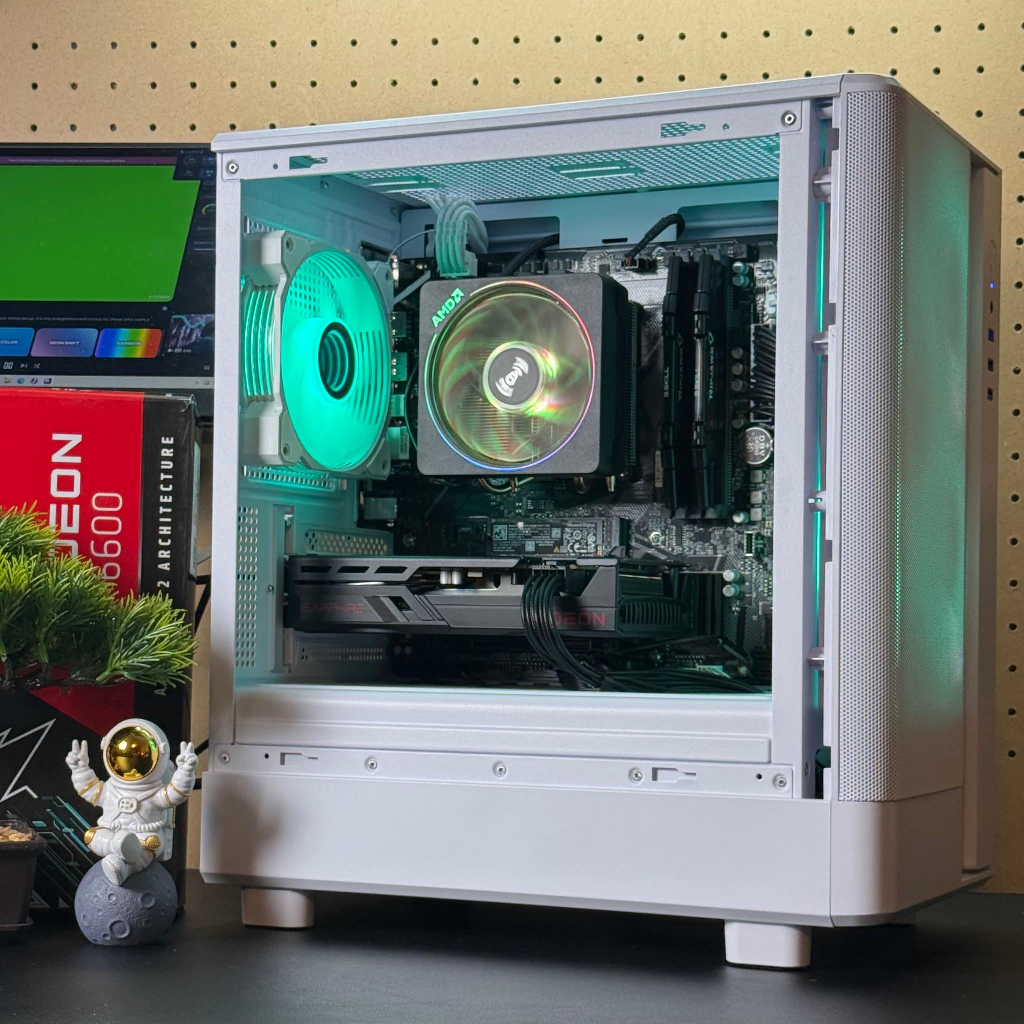 Entry Level Gaming PC | RX 6600 | Ryzen 5 5500 | 16GB DDR4 RAM | 500GB NVME | Windows 11