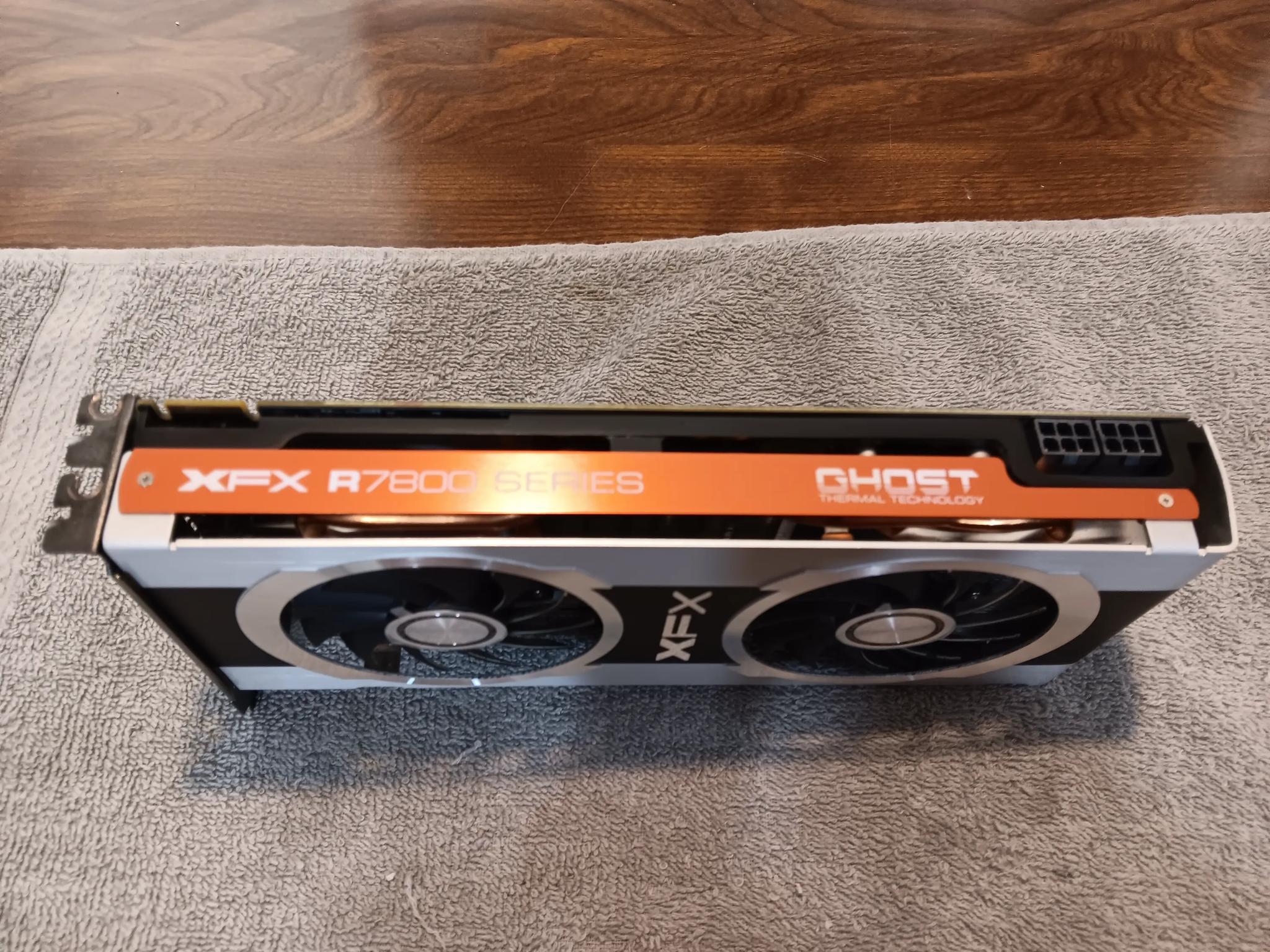 RARE XFX R7870 Black Edition DD Ghost GHz Edition 2GB GPU W/Original box