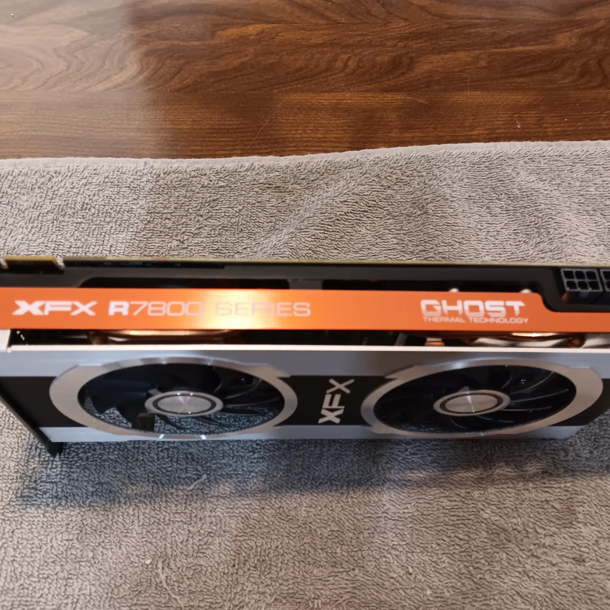 RARE XFX R7870 Black Edition DD Ghost GHz Edition 2GB GPU W/Original box