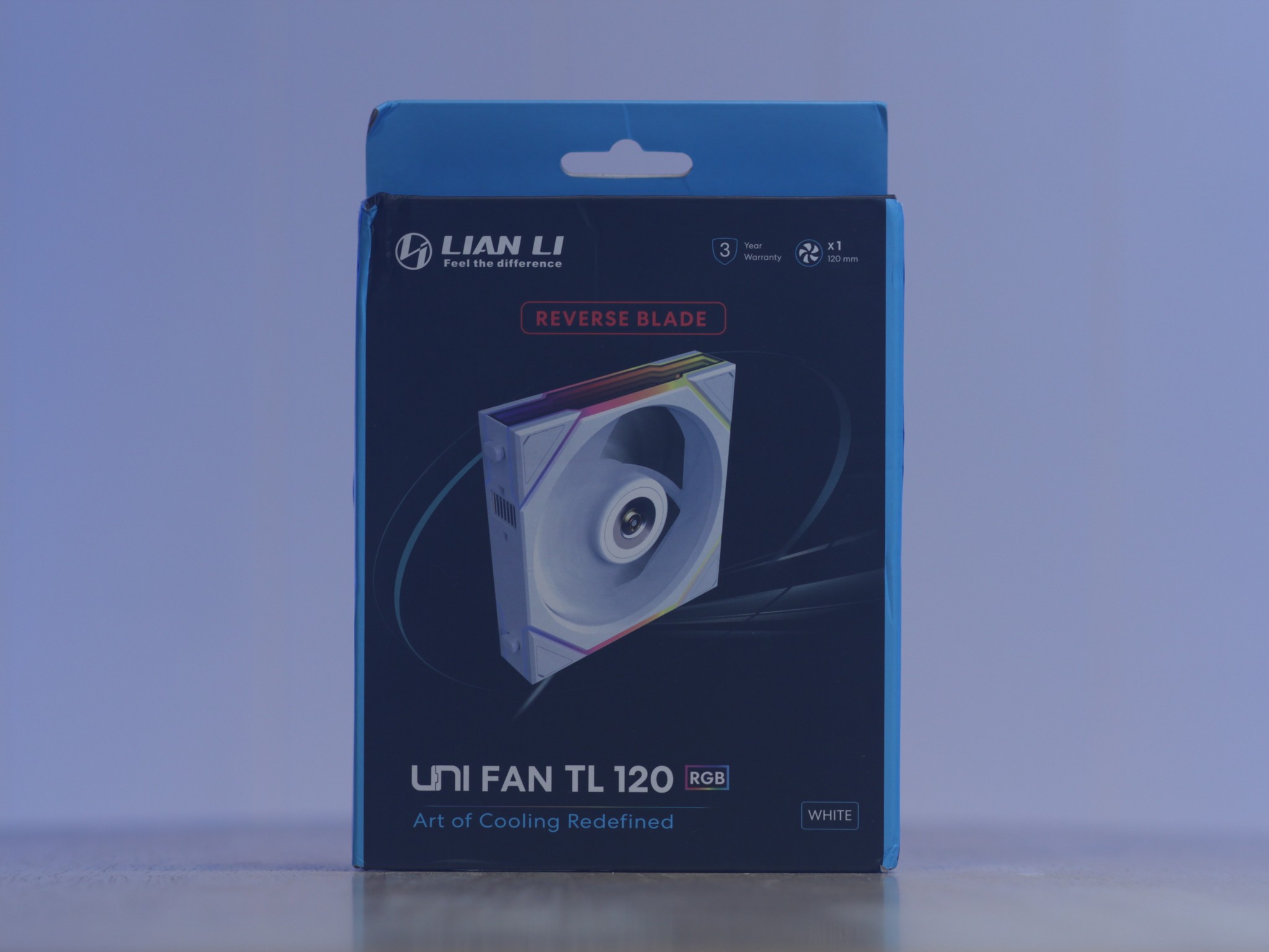 Lian Li UNI FAN TL 120 RGB Reverse Blade (White)