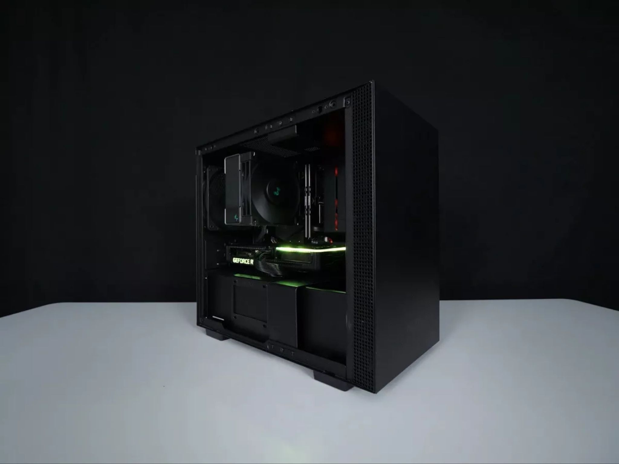 Clean Black 1080-1440p Gaming/Streaming PC!