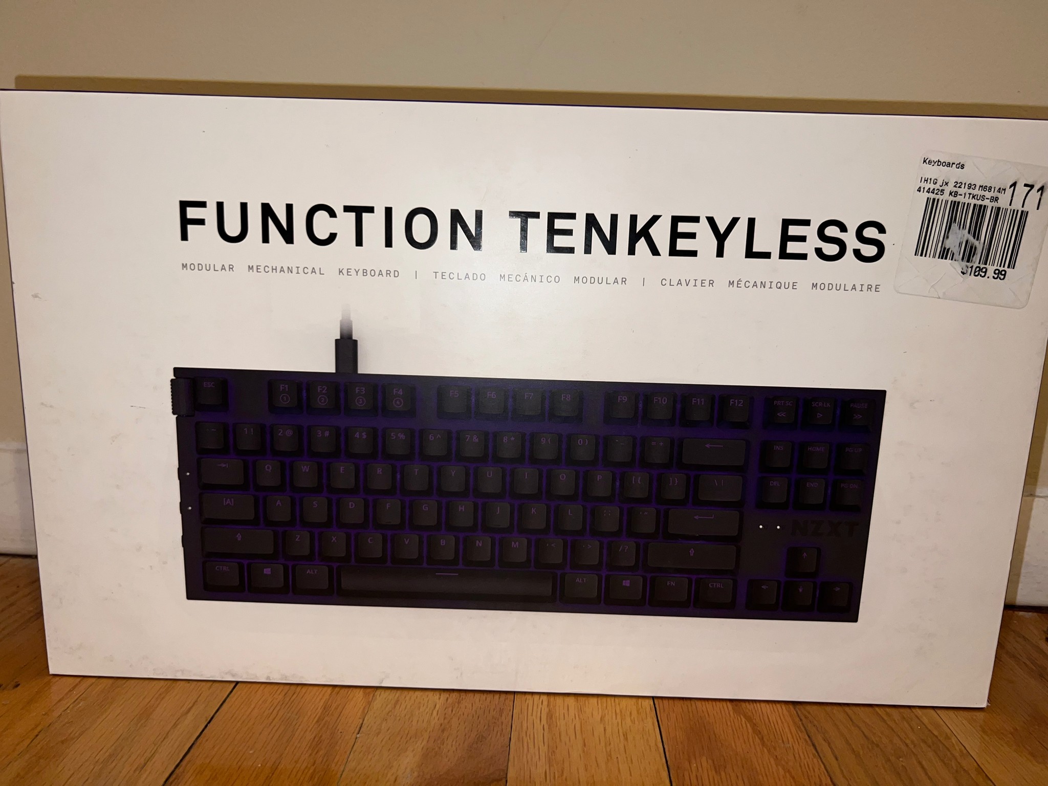 NZXT Tenkeyless Mechanical Keyboard/NZXT Lift Mouse (RGB) BUNDLE