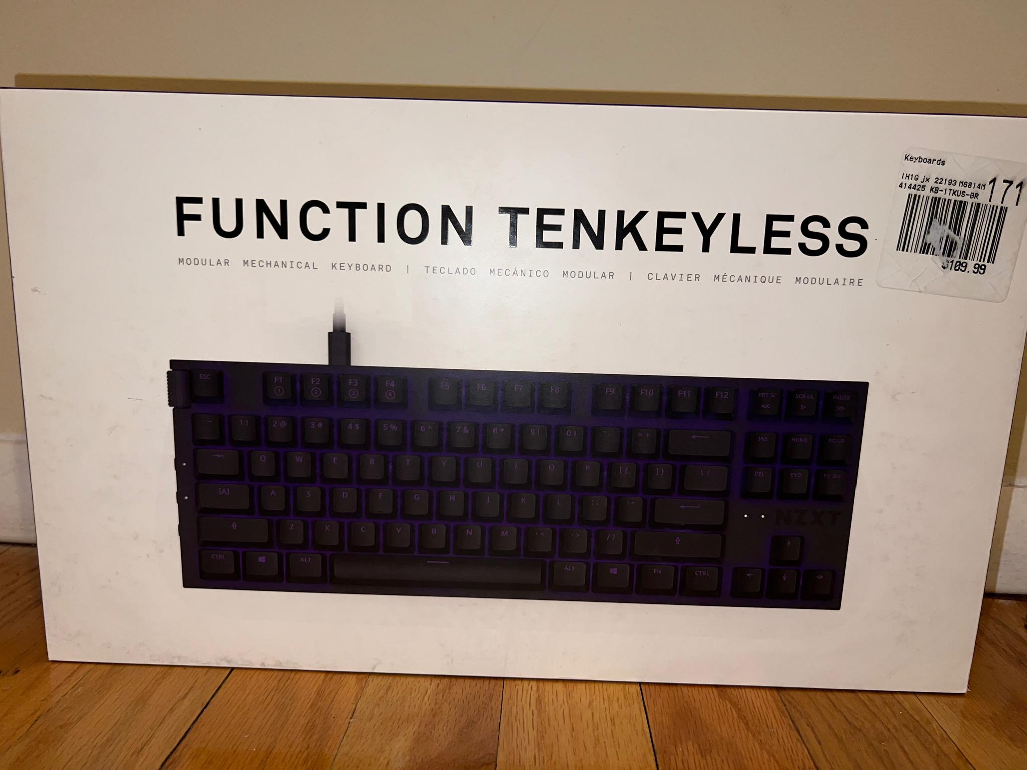 NZXT Tenkeyless Mechanical Keyboard/NZXT Lift Mouse (RGB) BUNDLE