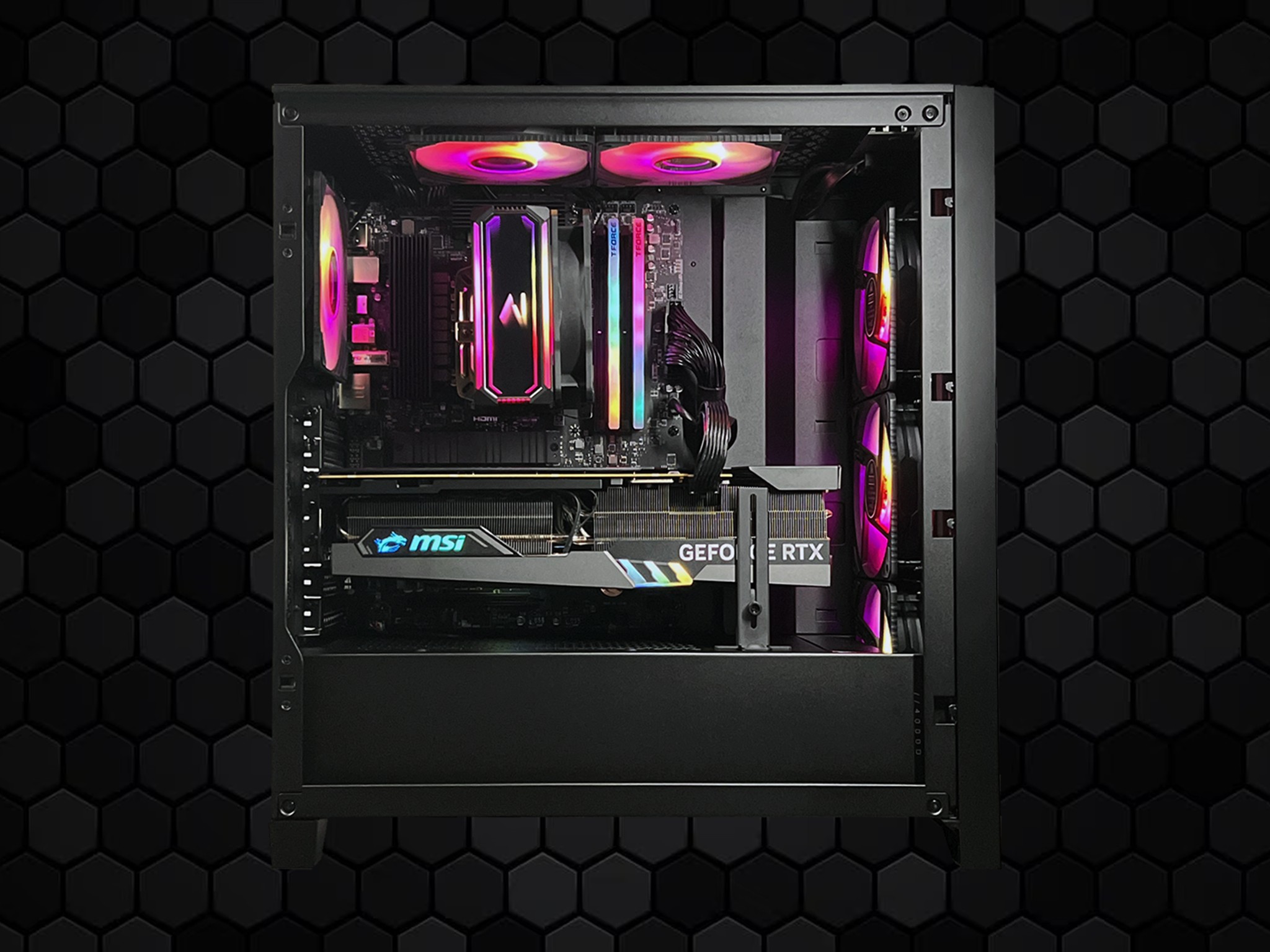 RTX 4090 | Ryzen 7 7800X3D | 32GB DDR5 | 2TB SSD | 850W Gold PSU | ARGB Fans