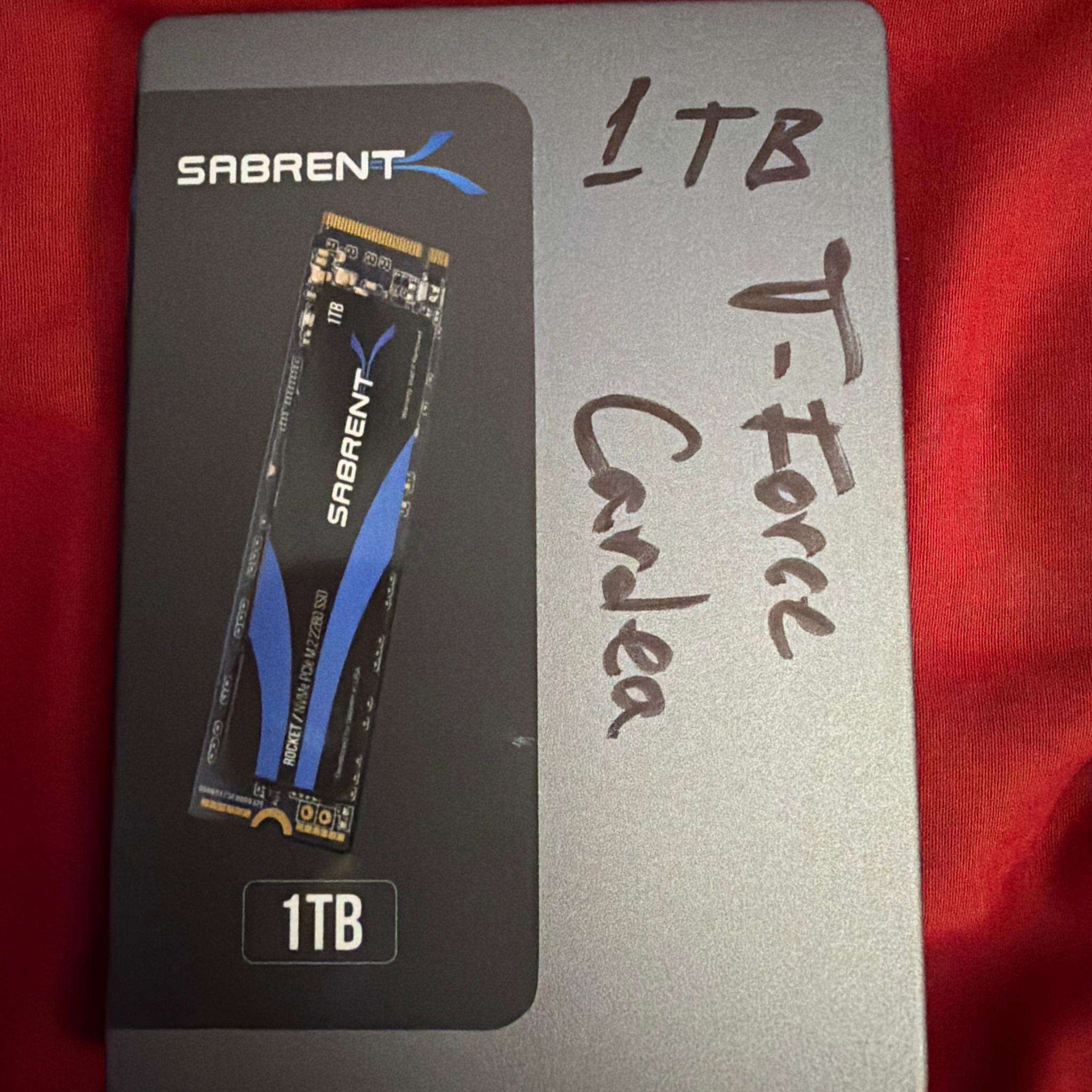 New Open Box 1TB T-Force CARDEA Z44L NVME M.2 PCIe 4.0