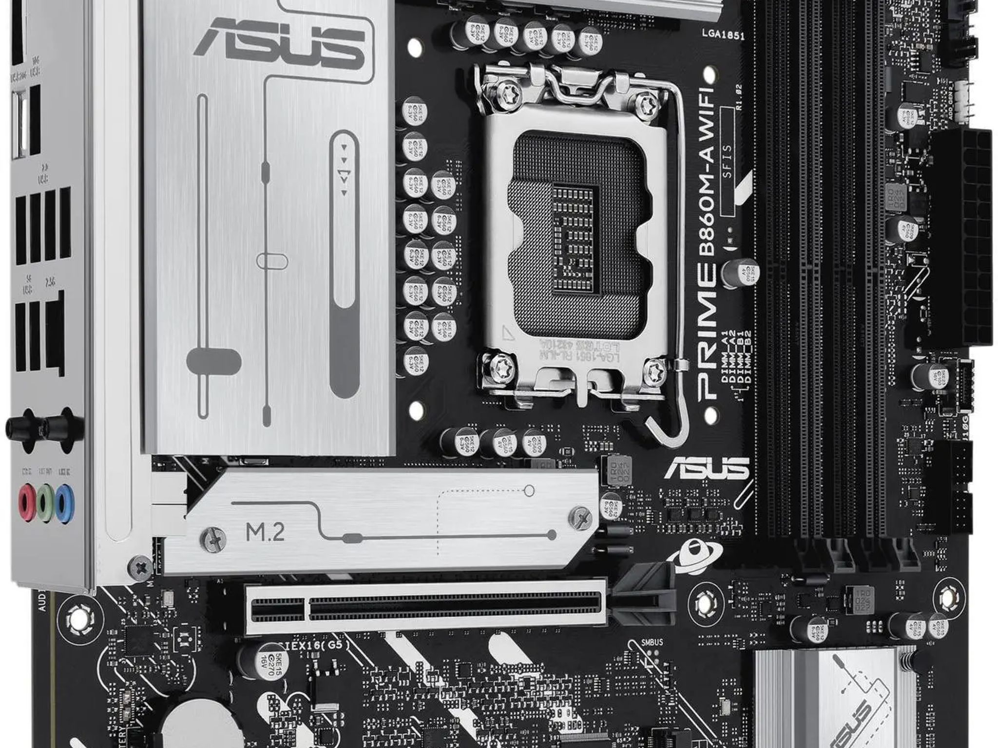 ASUS PRIME B860M-A WIFI Intel B860 LGA 1851 microATX DDR5 Motherboard