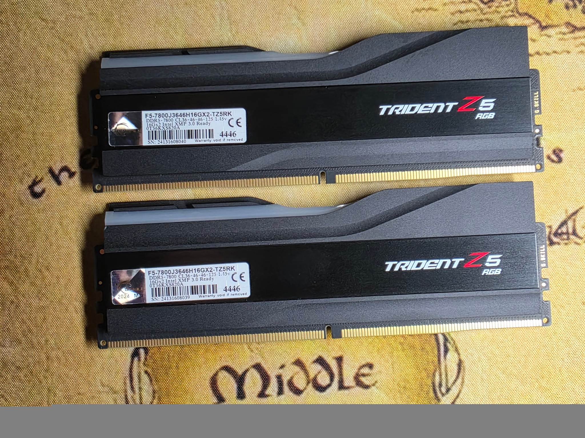 32GB DDR5 G Skill 7800 (2x16)