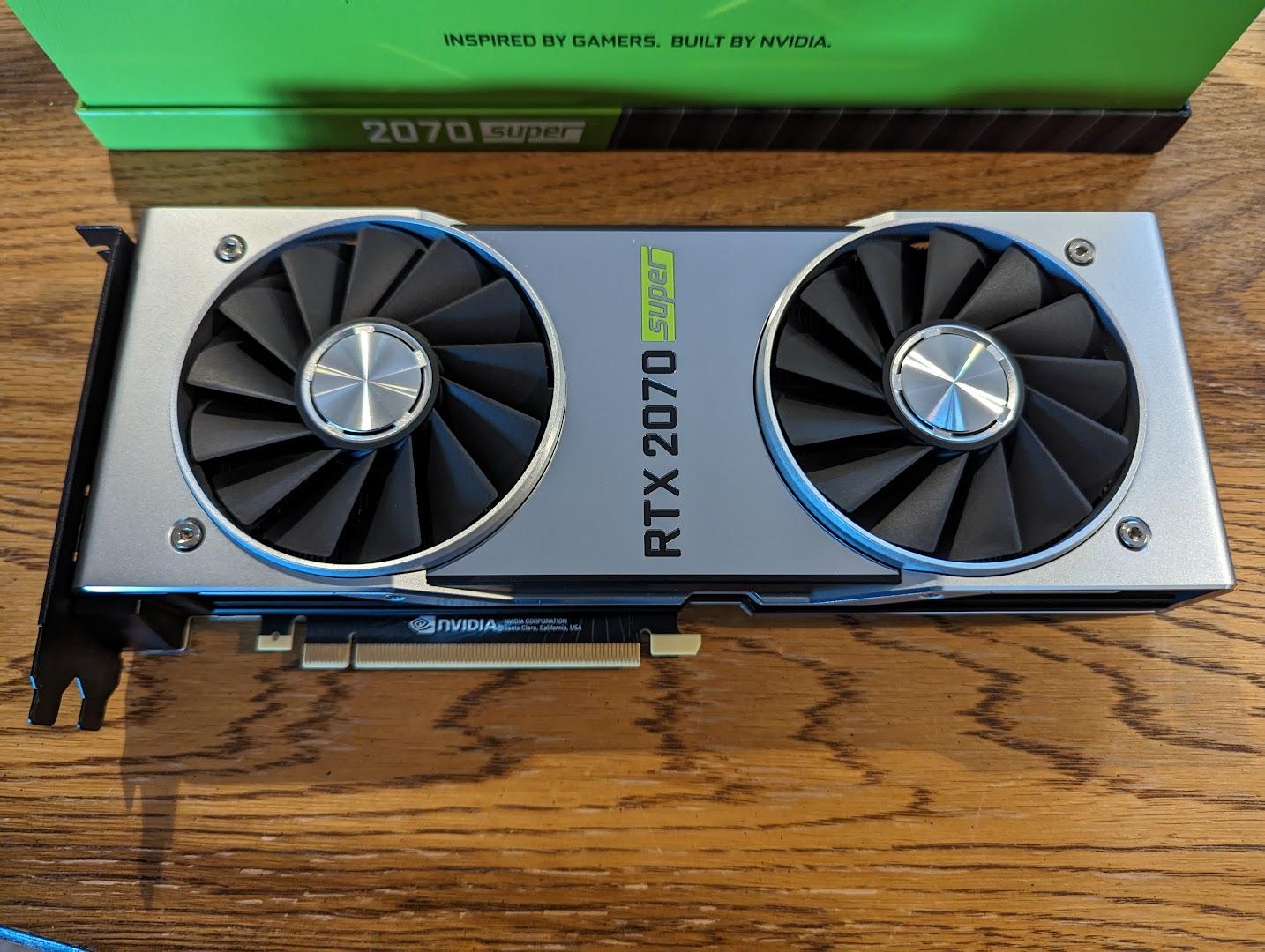 NVIDIA GeForce RTX 2070 Super Founders Edition Graphics Card/GPU