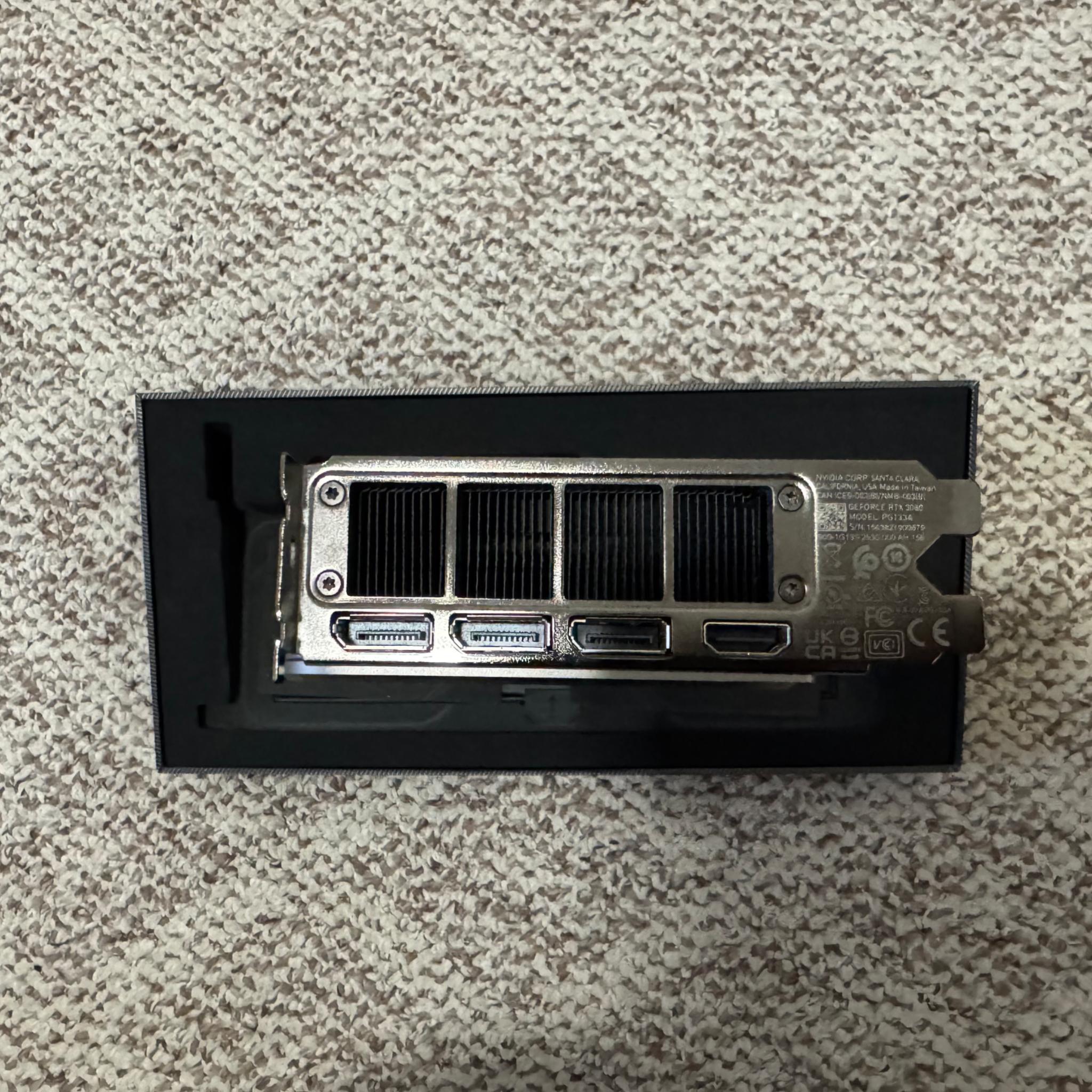 NVIDIA GeForce RTX 3080 Founders Edition 10GB GDDR6X Graphics Card -...