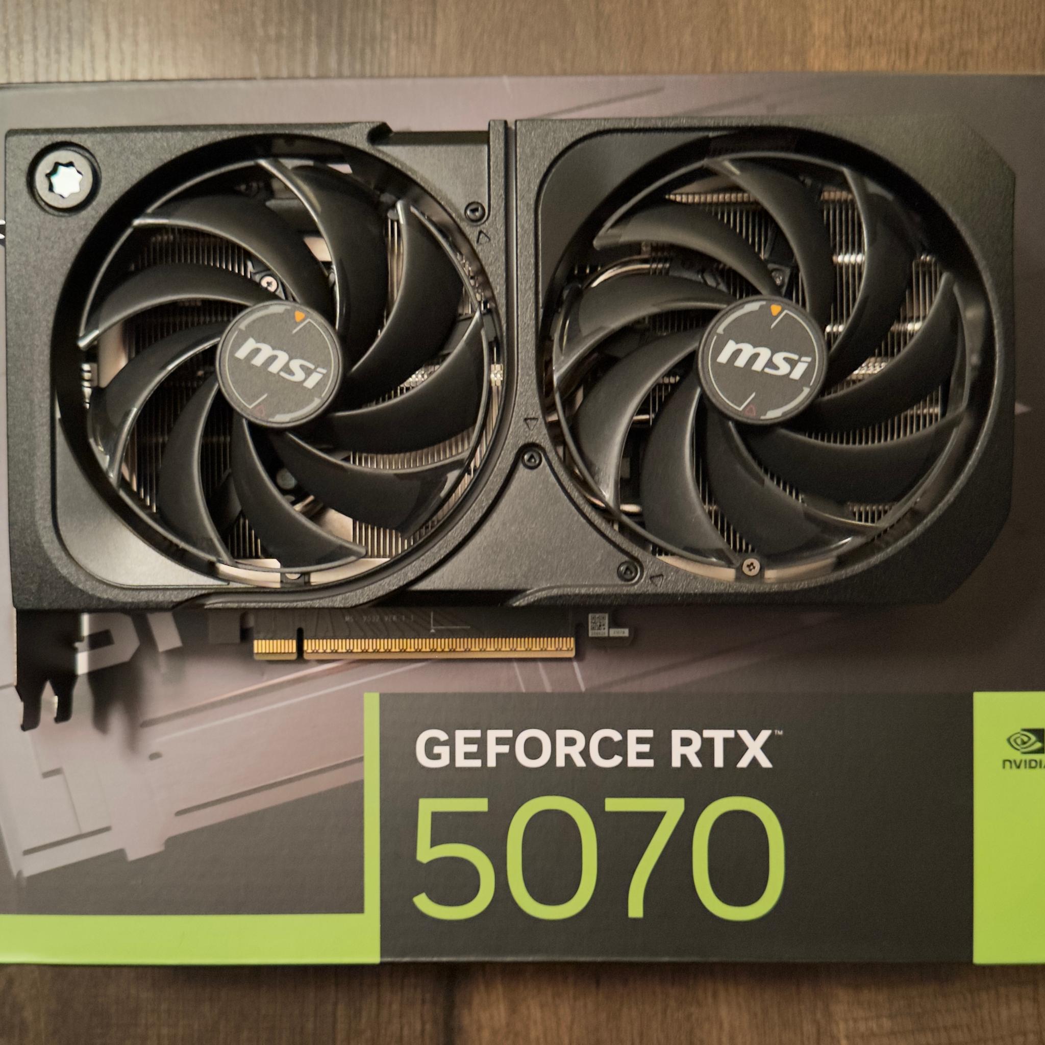 RTX 5070 MSI Shadow 2X OC