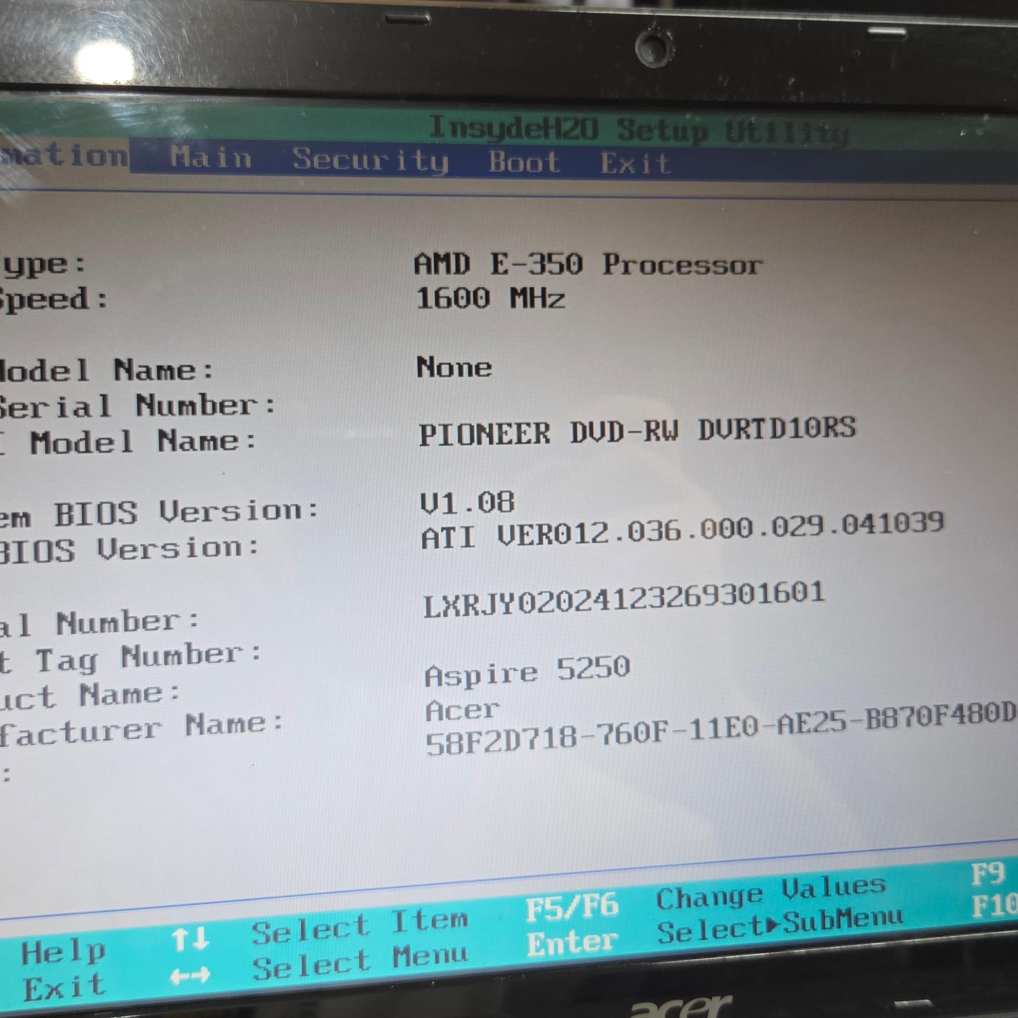 Acer Aspire 5250