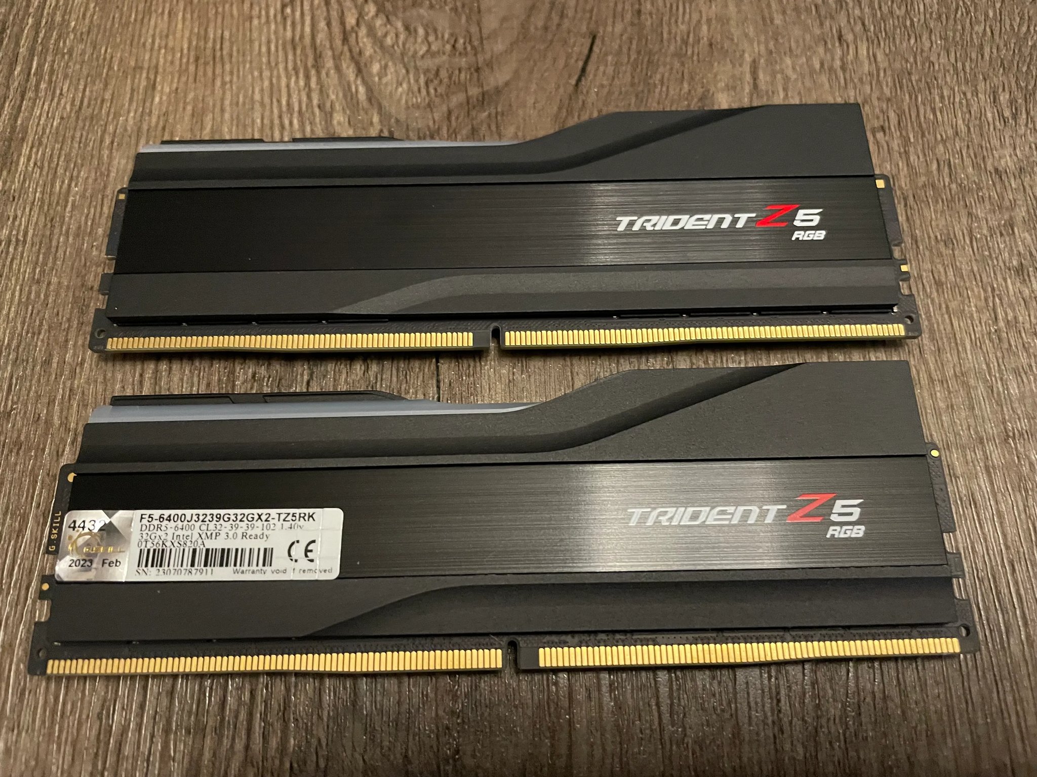 G.SKILL Trident Z5 RGB Series (Intel XMP 3.0) DDR5 RAM 64GB (2x32GB)