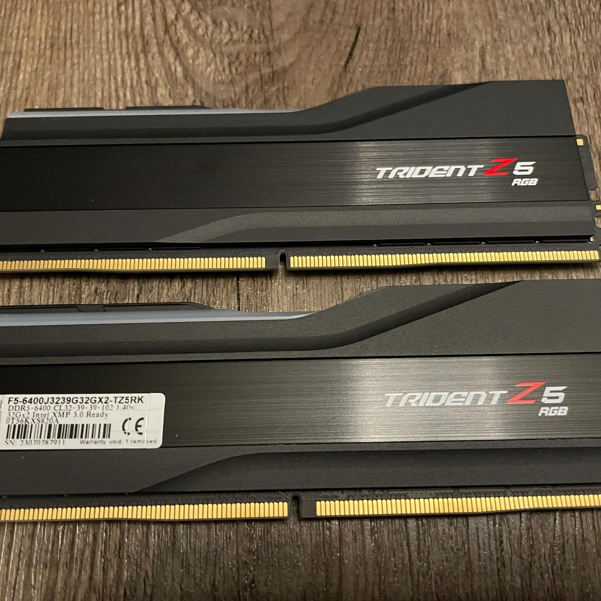 G.SKILL Trident Z5 RGB Series (Intel XMP 3.0) DDR5 RAM 64GB (2x32GB)