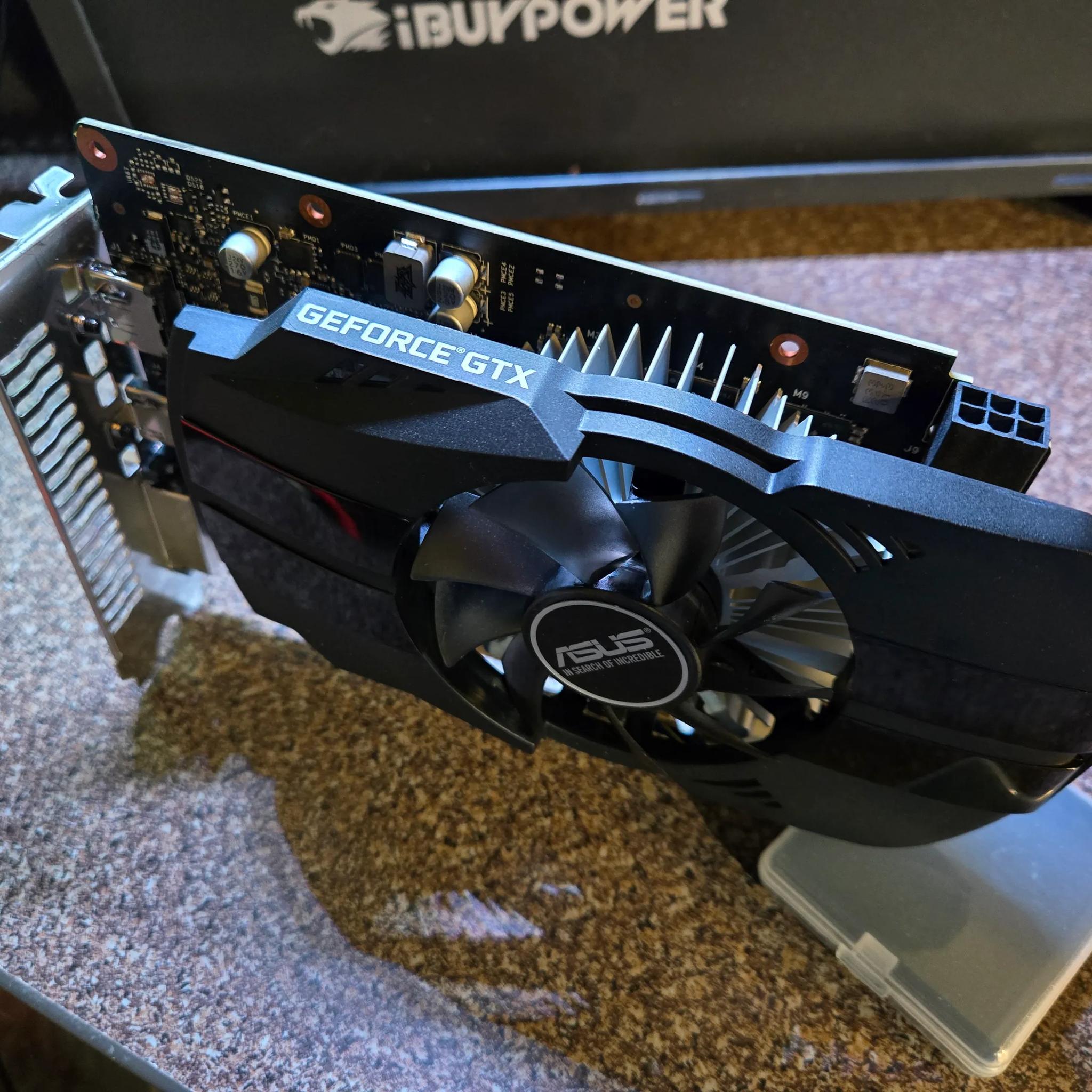 GTX1650 GDDR6 Asus Phoenix single-fan ITX-friendly GPU