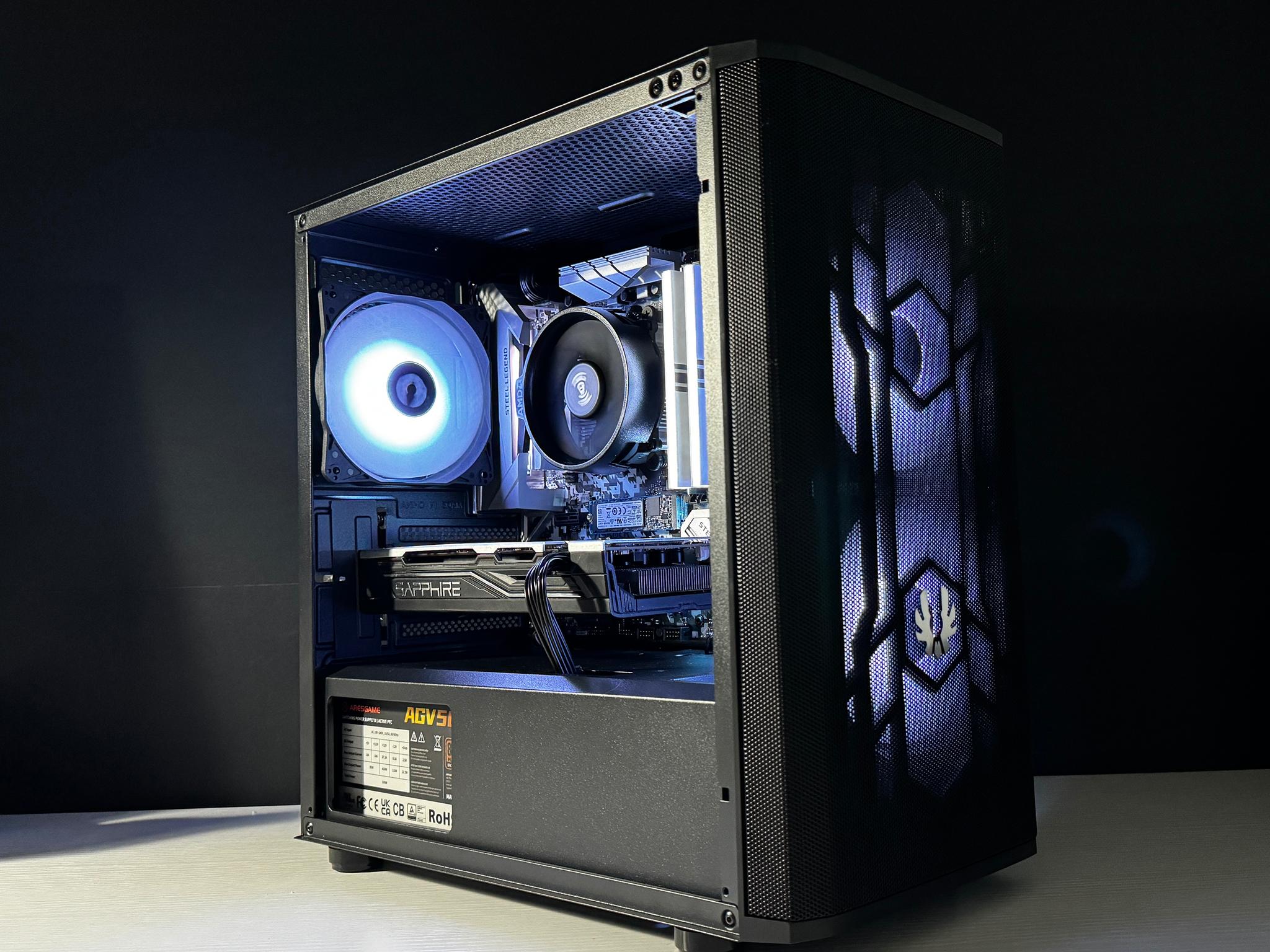 ⚫️BUDGET⚫️ Gaming PC | AMD Ryzen 5 4500 | 16GB DDR4 | RX 580 8GB | 512GB m.2 SSD | Win11 PRO | Wi-Fi