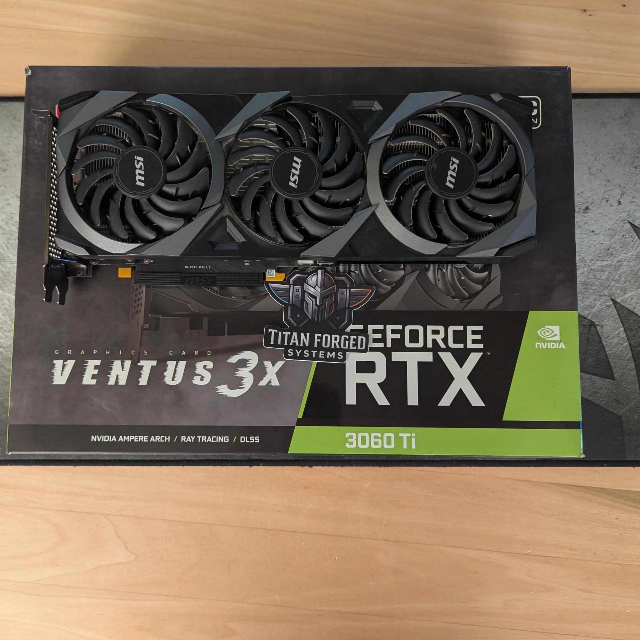 🌪️ MSI 3060 Ti VENTUS 3X OC – Triple-Fan Powerhouse | 8GB GDDR6 | Ampere Performance
