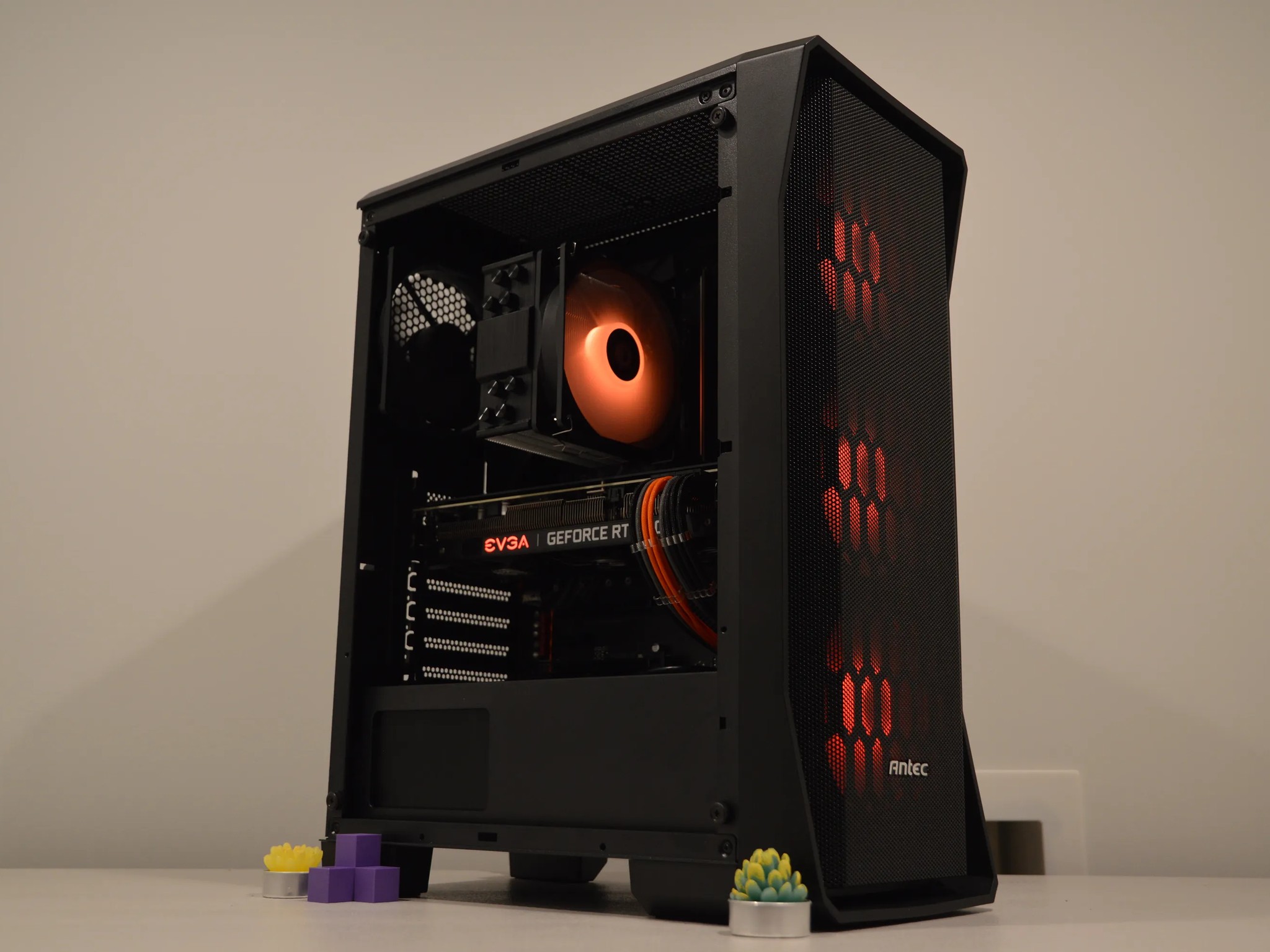 ⚫🟠 MIDNIGHT ORANGE 🟠⚫ | AMD Ryzen 7 5700X | NVIDIA RTX 3070 | 32 GB RAM | 1TB Gen 4 NVME SSD |