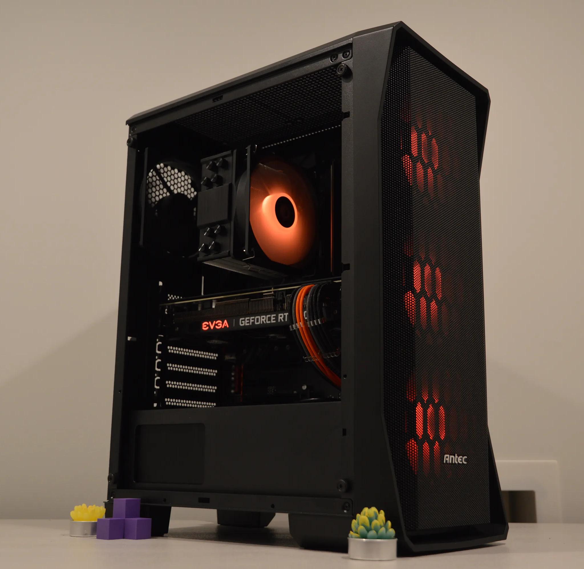 ⚫🟠 MIDNIGHT ORANGE 🟠⚫ | AMD Ryzen 7 5700X | NVIDIA RTX 3070 | 32 GB RAM | 1TB Gen 4 NVME SSD |