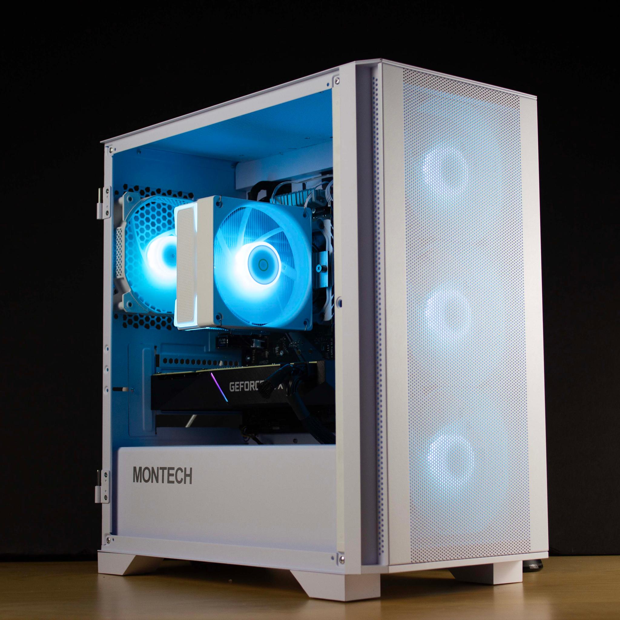 🧊❄️🧊 White Gaming PC – RTX 2070 Super, Ryzen 5 5500, 16GB RAM, 512GB SSD - WiFi, BlueTooth 🧊❄️🧊