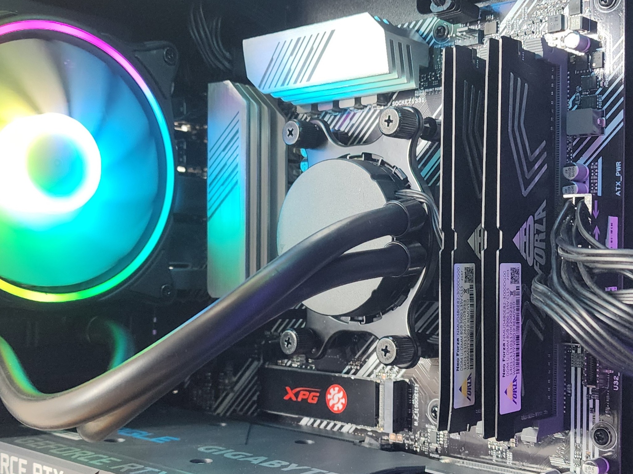 Gaming PC Ryzen 5 3600 16GB RAM 256GB SSD + 1TB HDD RTX 3050 8GB Win11 Computer