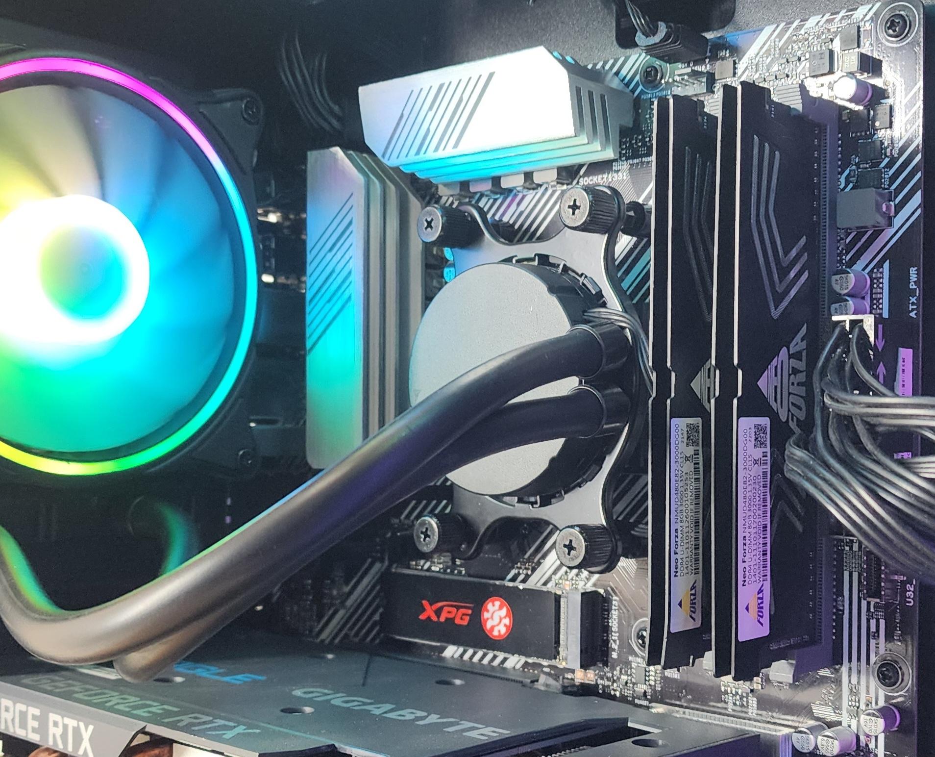 Gaming PC Ryzen 5 3600 16GB RAM 256GB SSD + 1TB HDD RTX 3050 8GB Win11 Computer