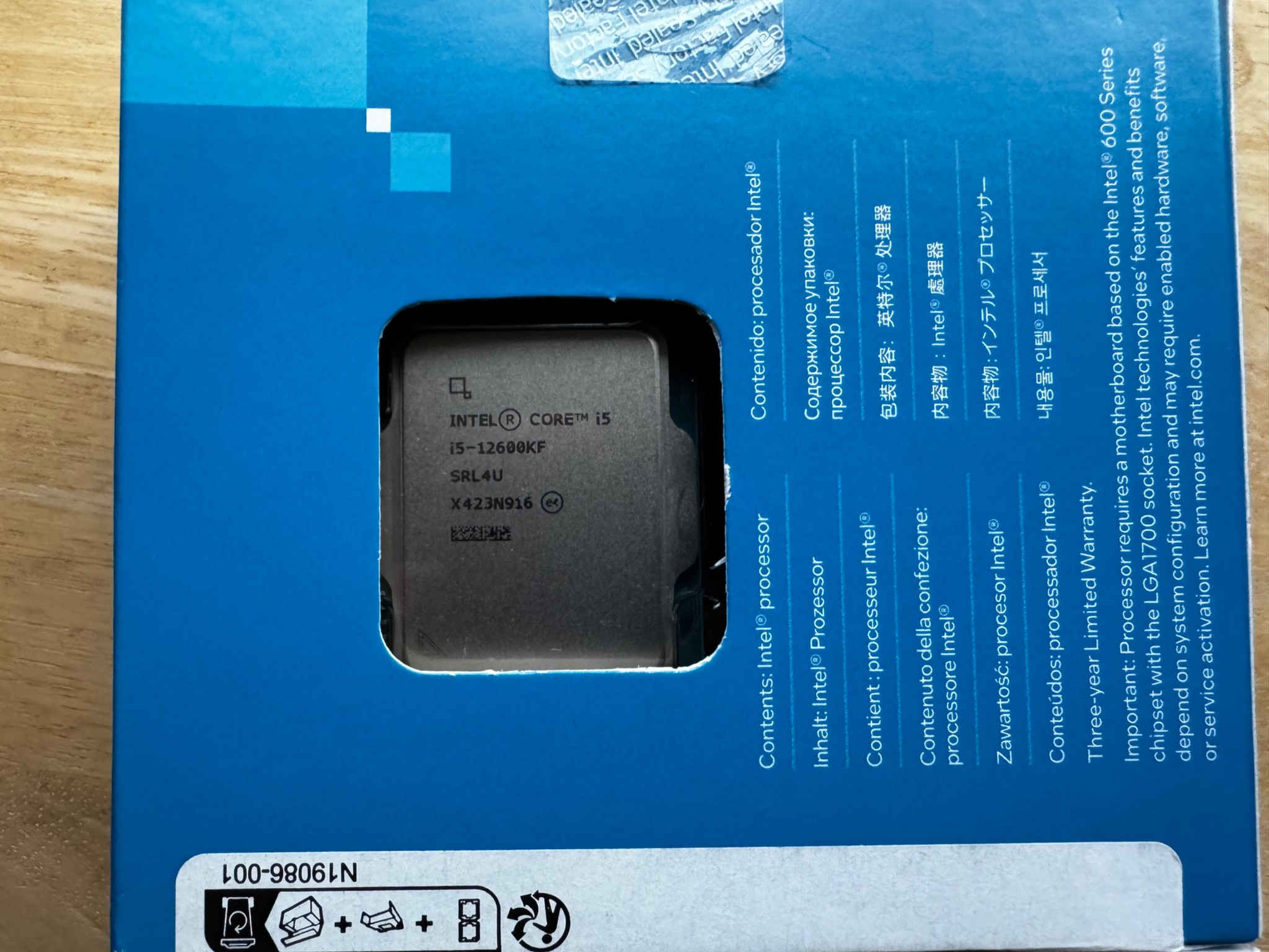 Intel core i5-12600kf
