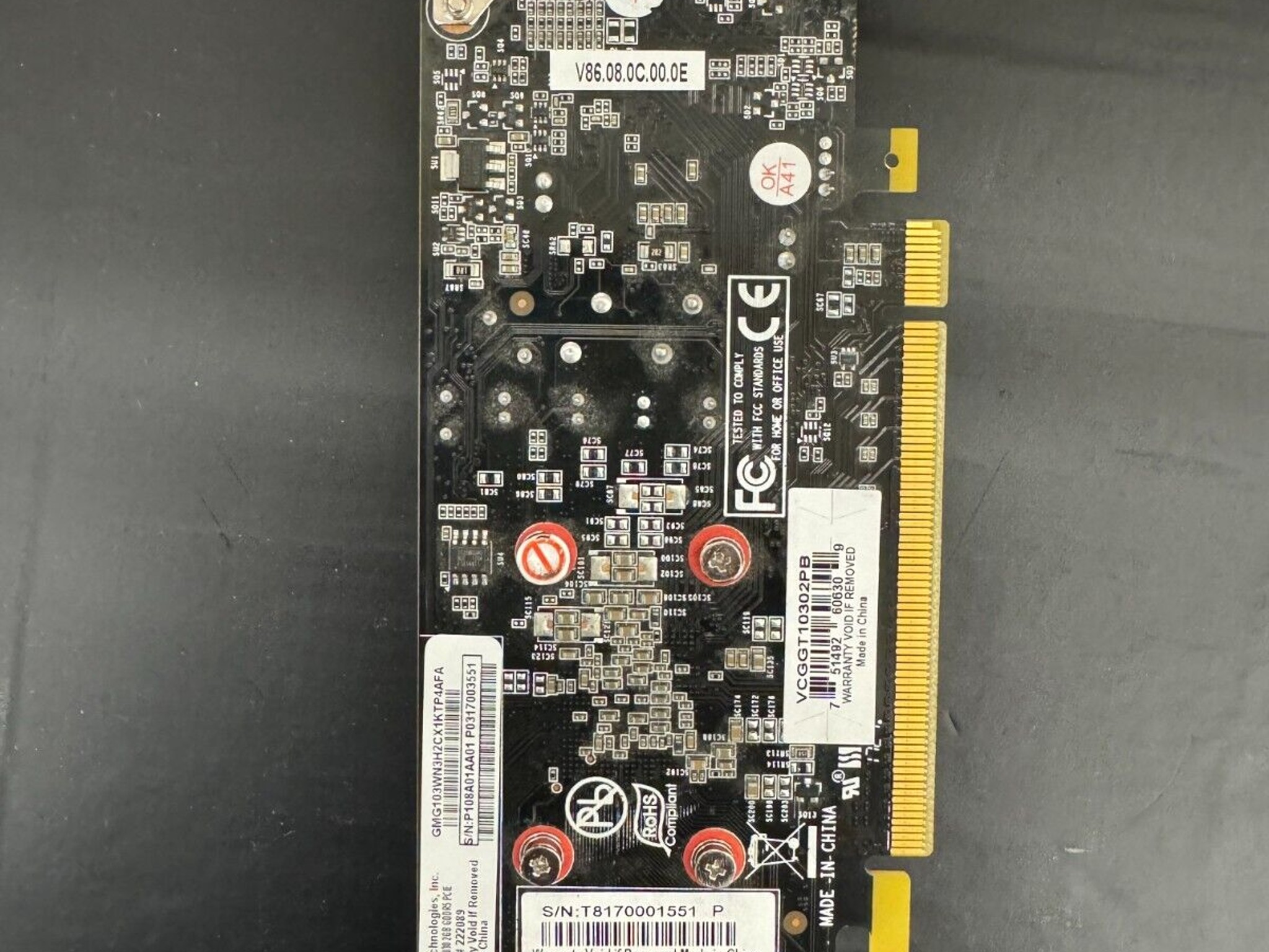PNY GeForce GT 1030 2GB GDDR5 PCIE Graphics Card - HDMI, DVI