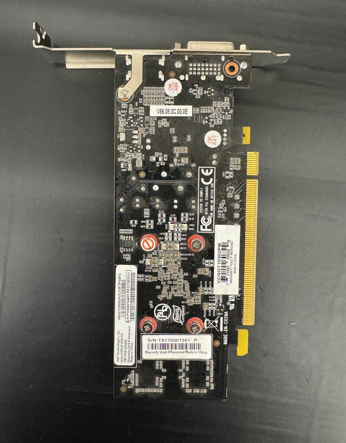 PNY GeForce GT 1030 2GB GDDR5 PCIE Graphics Card - HDMI, DVI