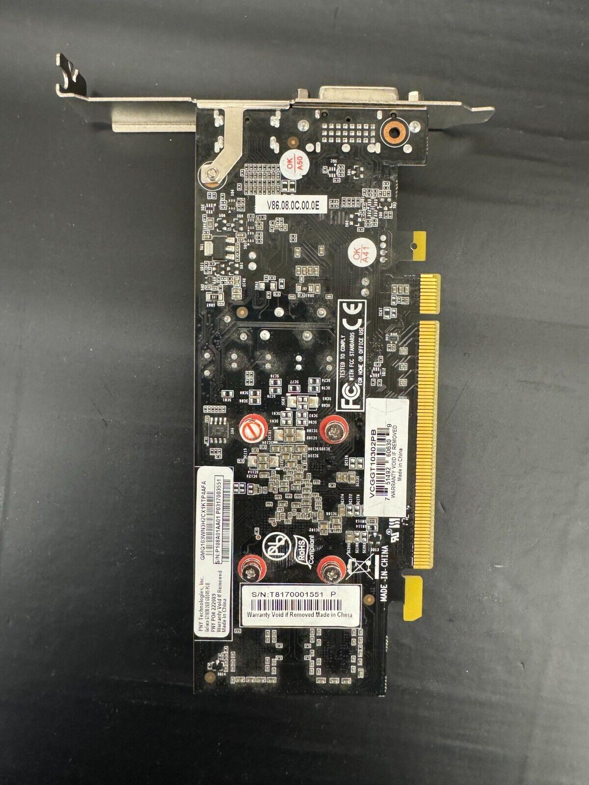 PNY GeForce GT 1030 2GB GDDR5 PCIE Graphics Card - HDMI, DVI