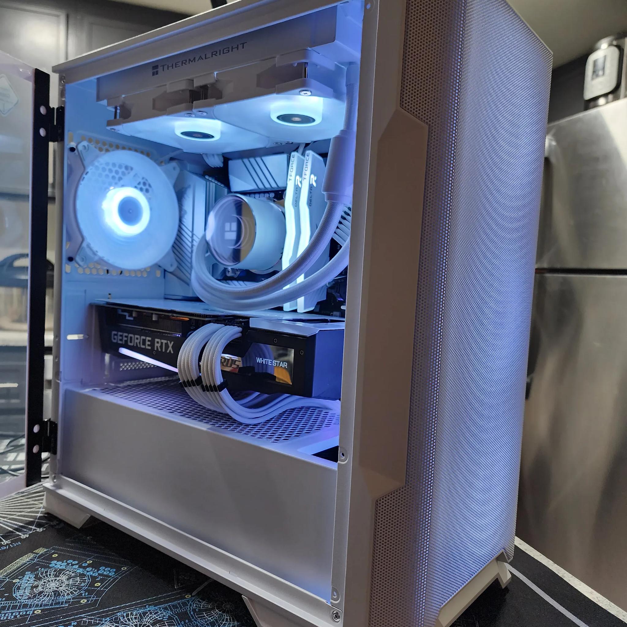 "White Star" Streaming/Gaming PC; i5-13400F | AORUS RTX 3070 | 32GB | 1TB