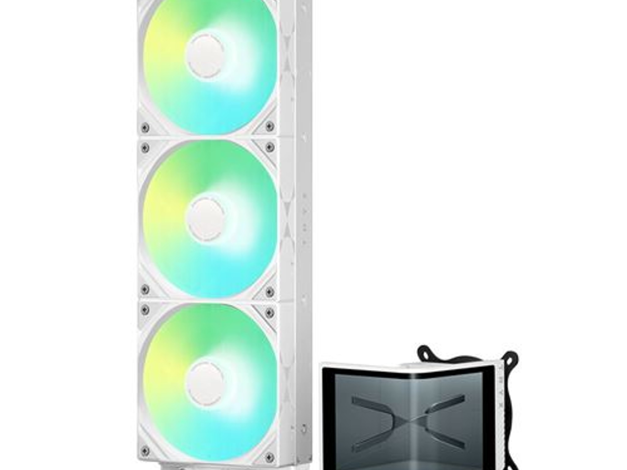 TRYX PANORAMA SE 360 ARGB 360mm All in One Liquid CPU Cooling Kit - White