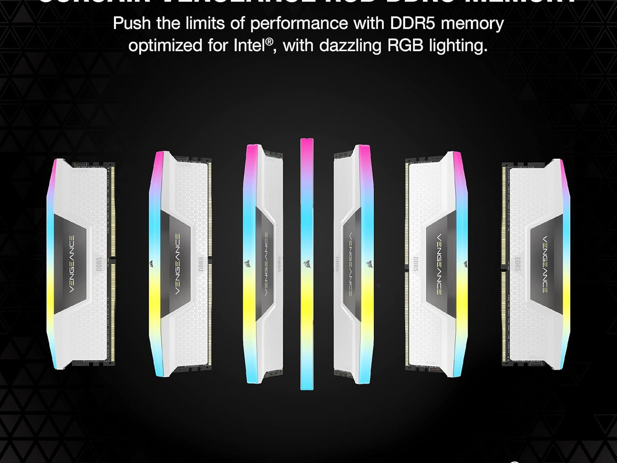 32GB DDR5 6000MT/S Corsair Vengeance RGB (2 Dummy Sticks for RGB Included)