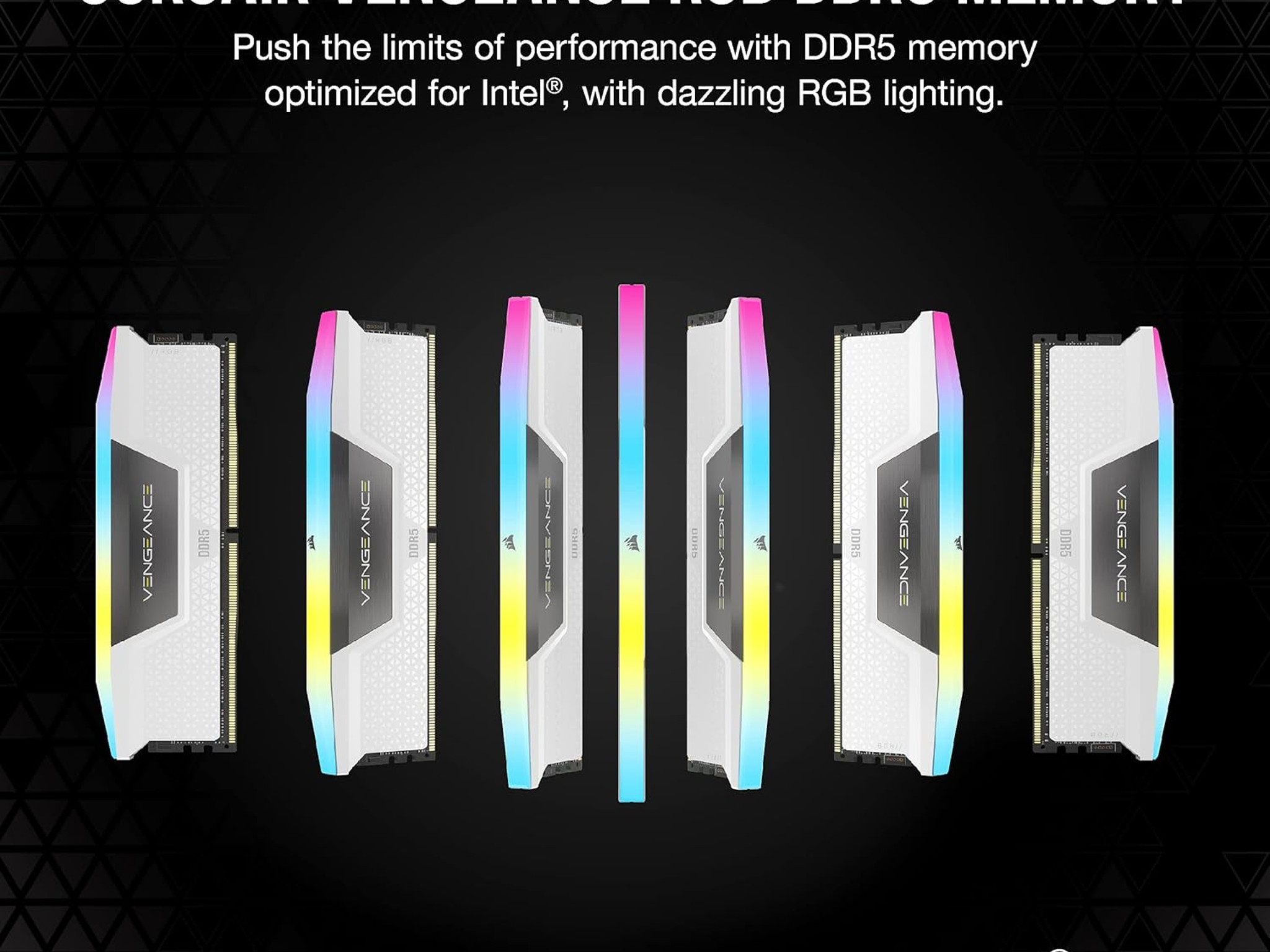 32GB DDR5 6000MT/S Corsair Vengeance RGB (2 Dummy Sticks for RGB Included)