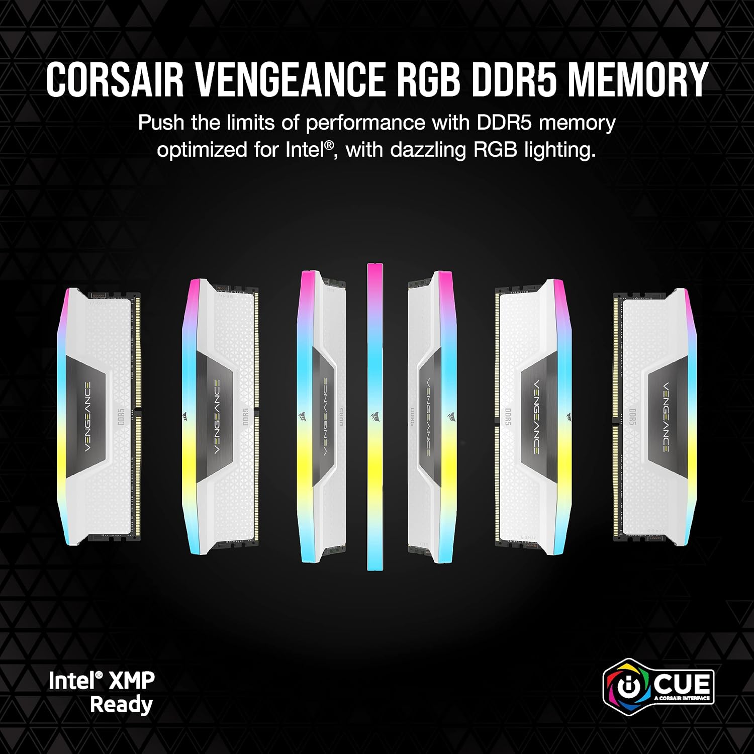 32GB DDR5 6000MT/S Corsair Vengeance RGB (2 Dummy Sticks for RGB Included)
