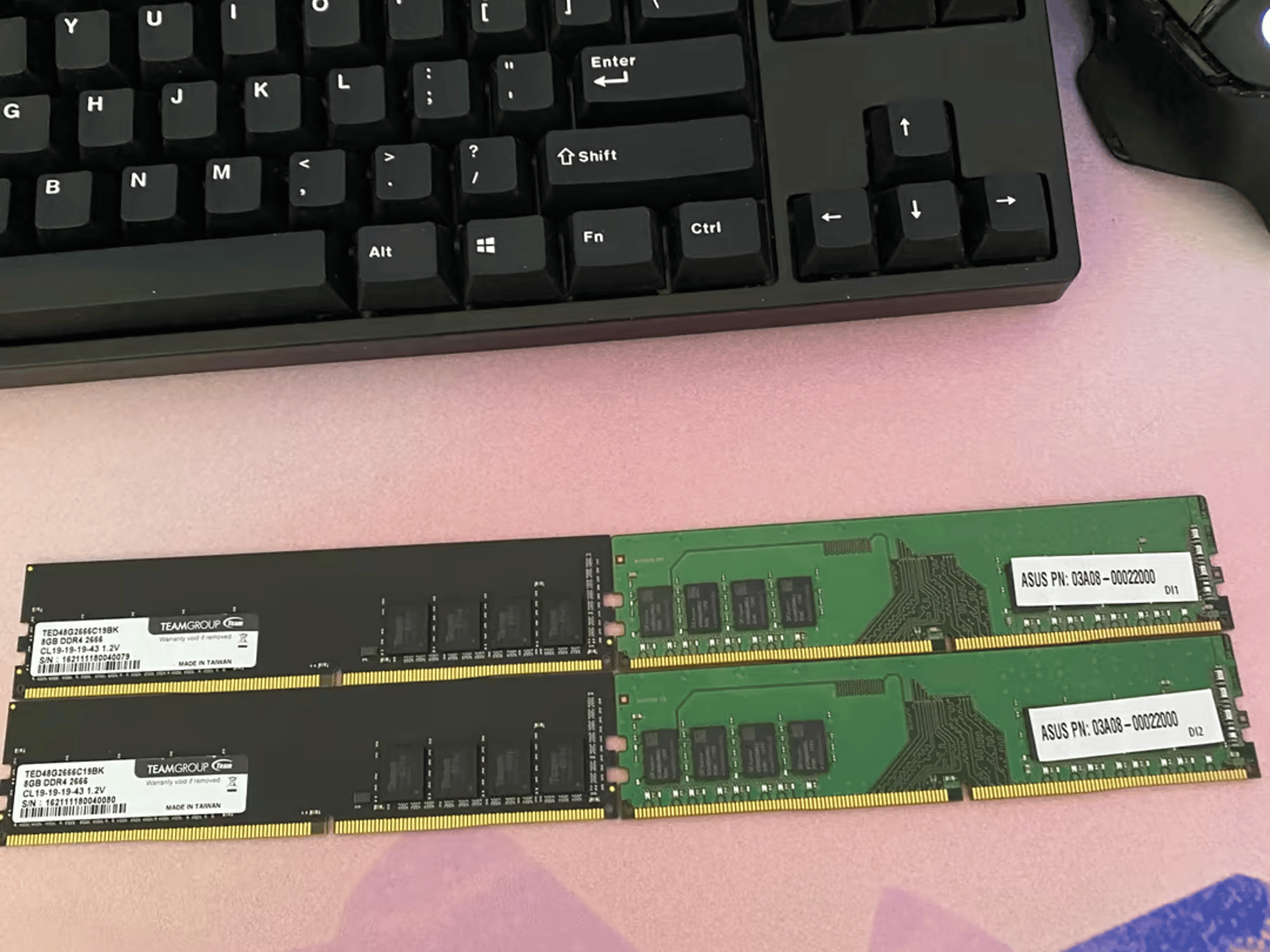 16gb (2 X 8GB) SK Hynix RAM 3200MHz