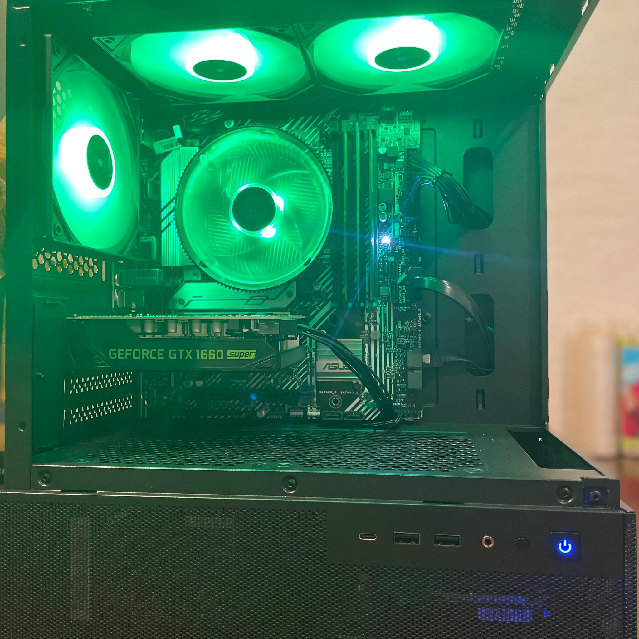 Gaming PC | GEFORCE 1660 SUPER | INTEL I5-10400| 24GB RAM | WINDOWS 11 | WIFI & BT