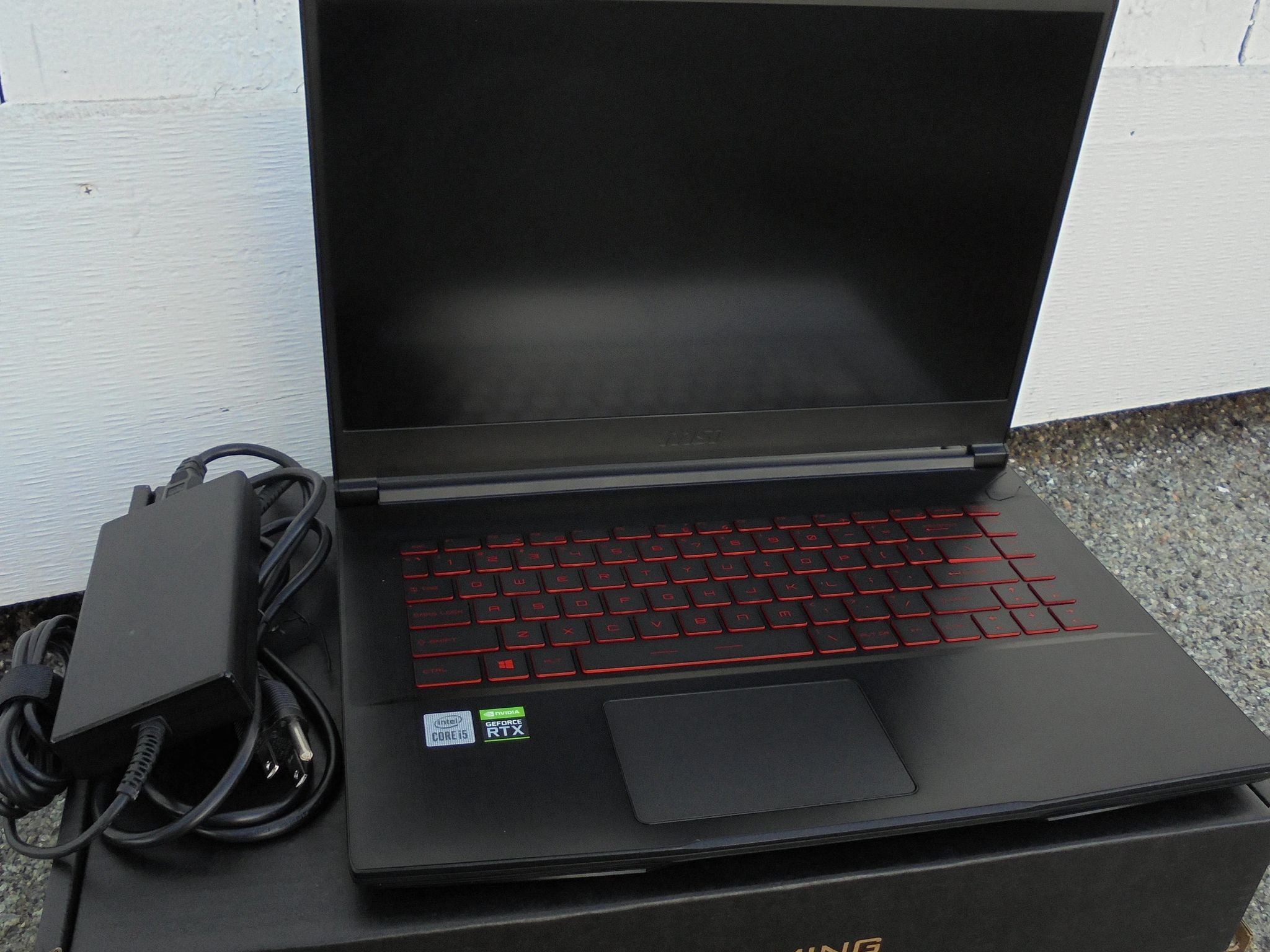 MSI GF65 15.6" RTX 3060 i5-10500H 8GB DDR4 512GB NVME SSD 144Hz Display Laptop